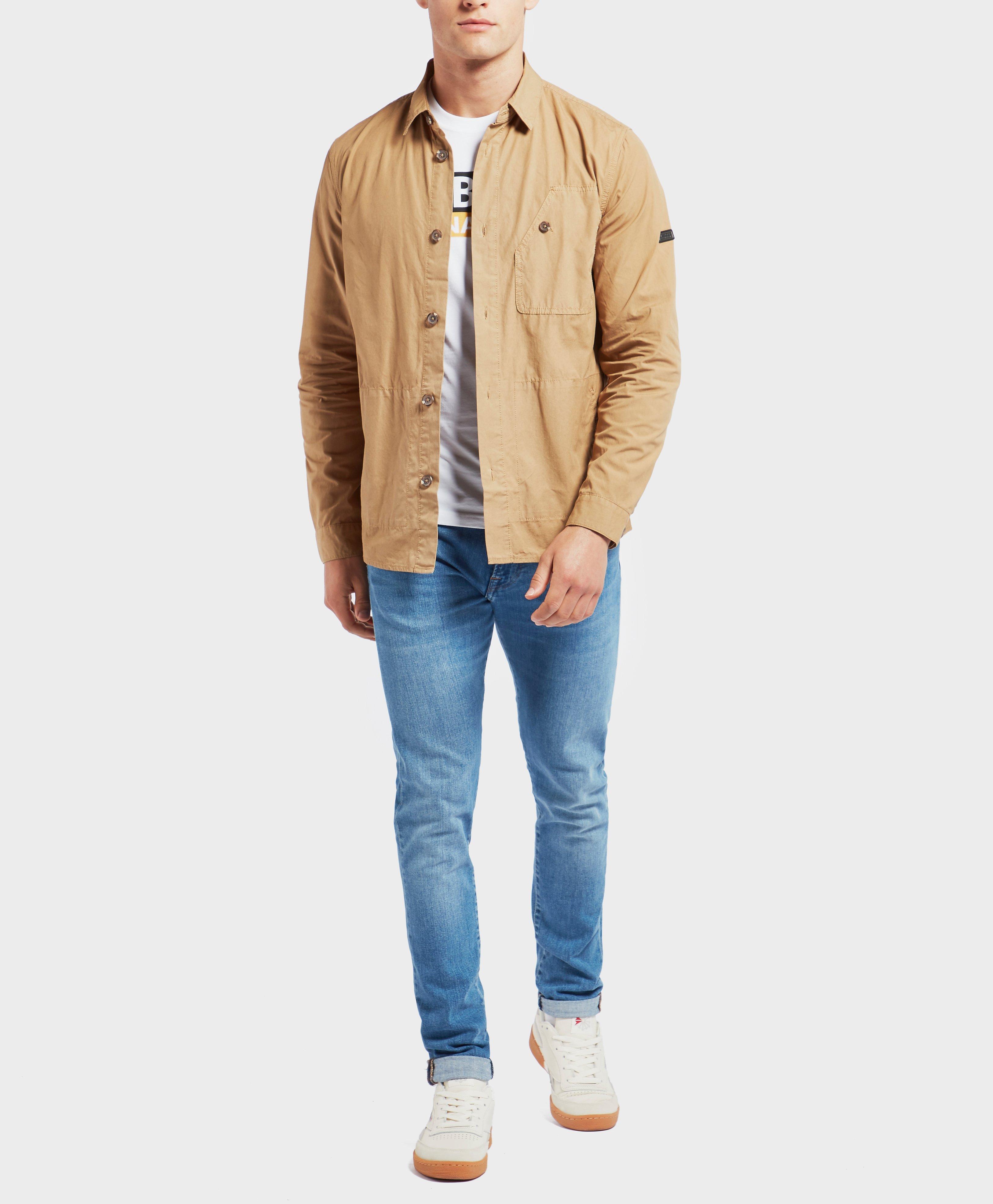 barbour camber overshirt