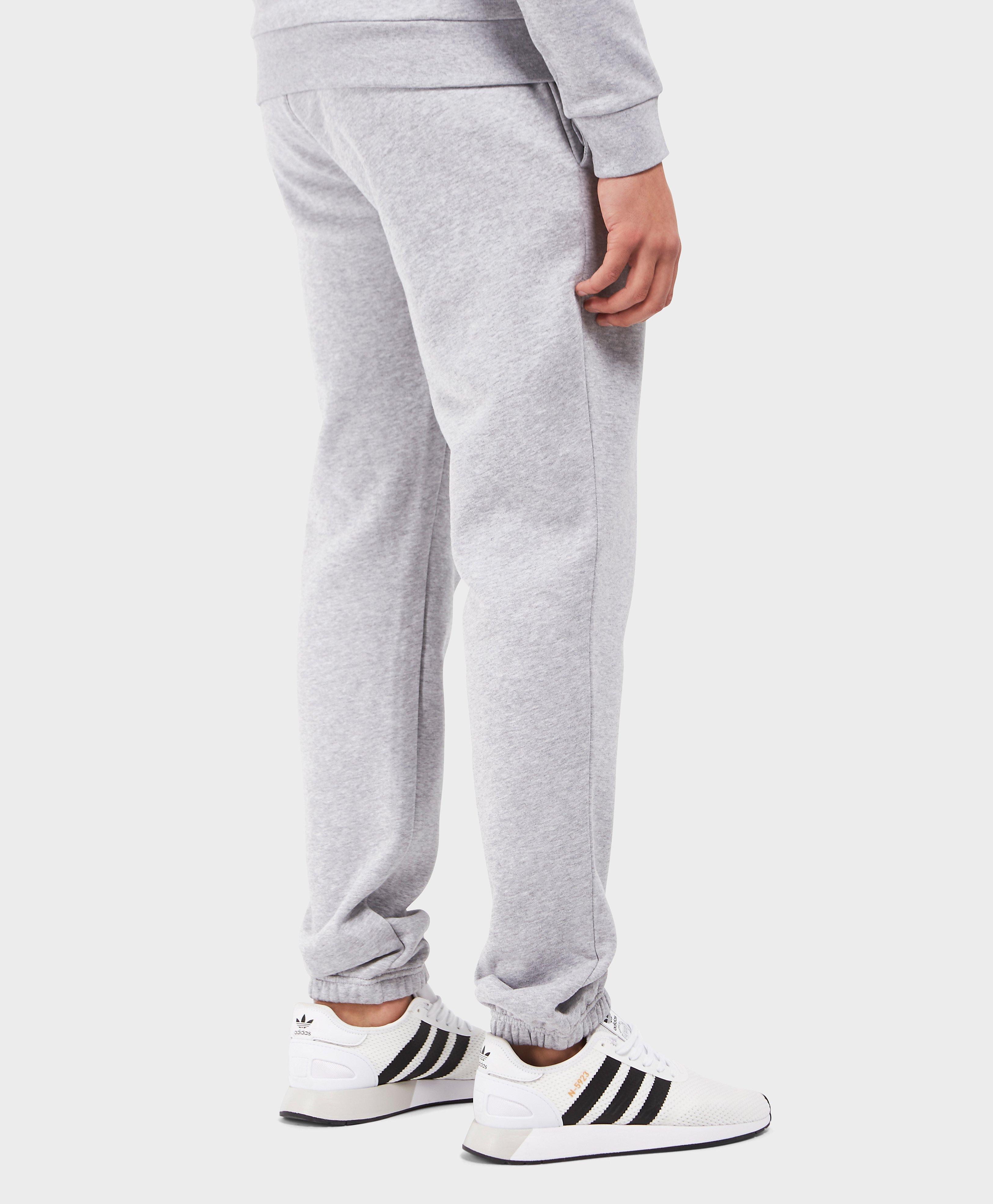 lacoste cuffed fleece track pants