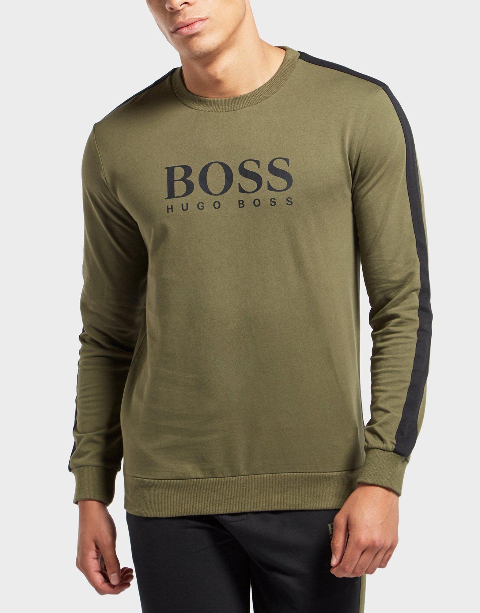 boss authentic crew sweatshirt