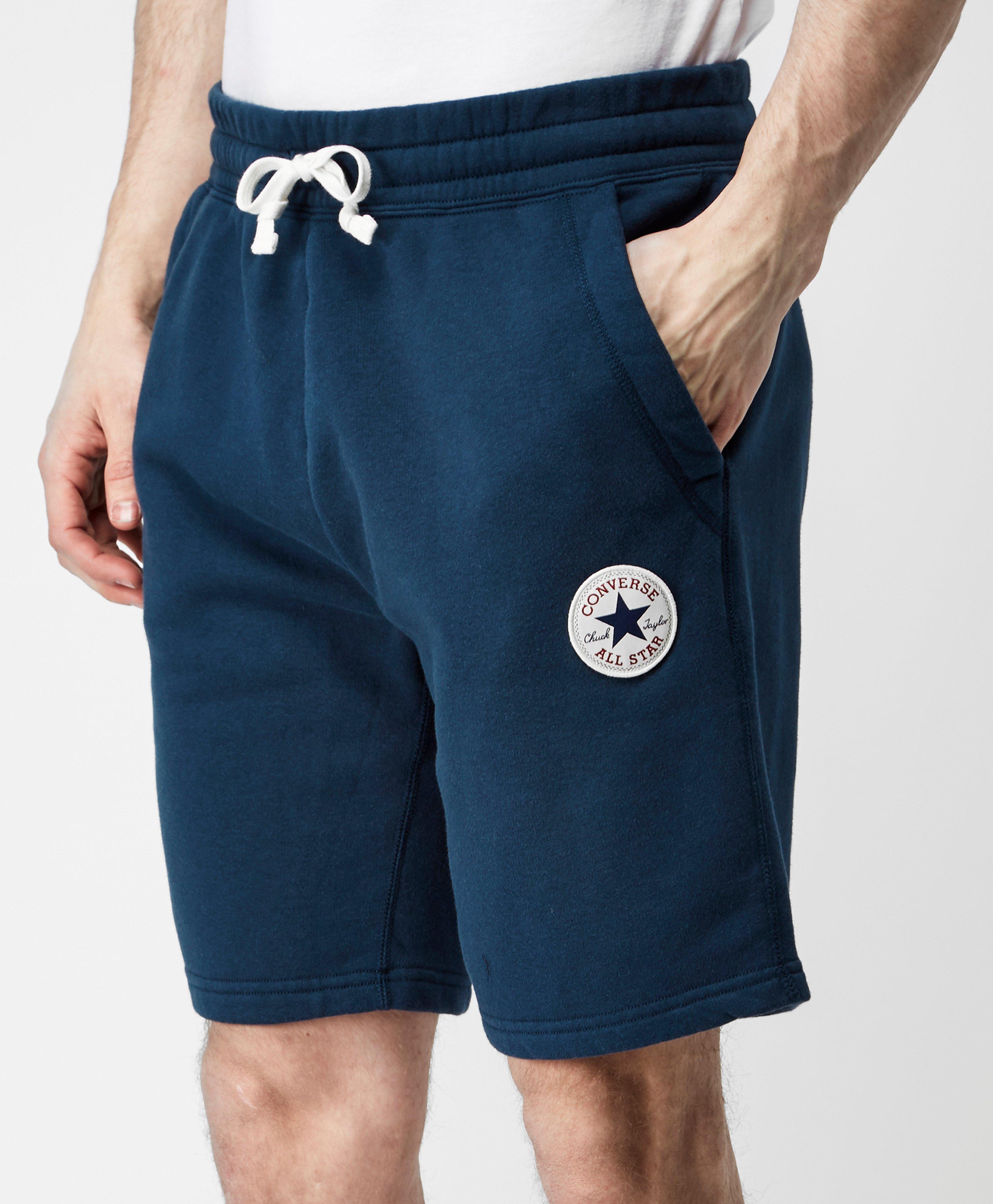 converse core fleece shorts