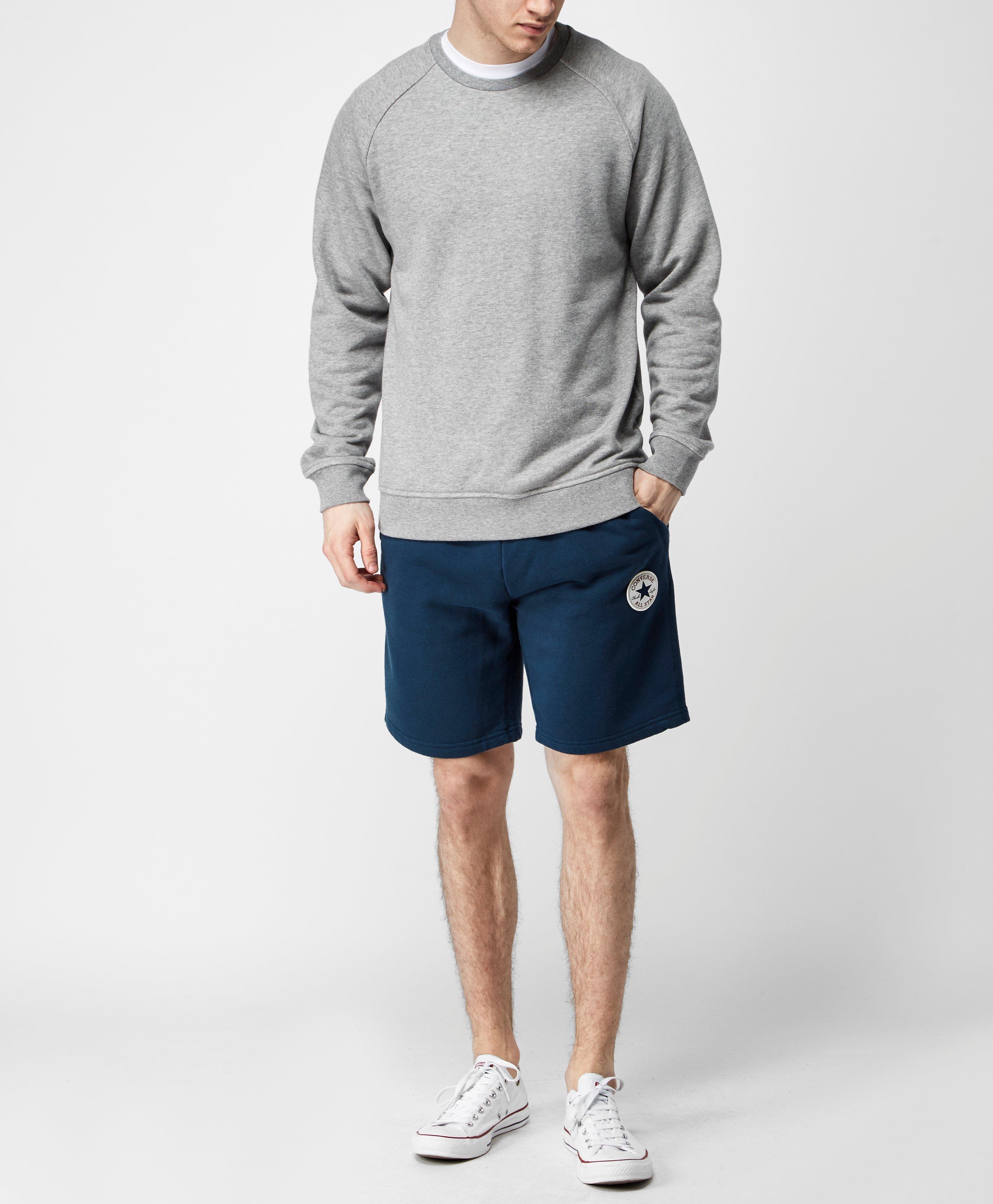 converse core fleece shorts