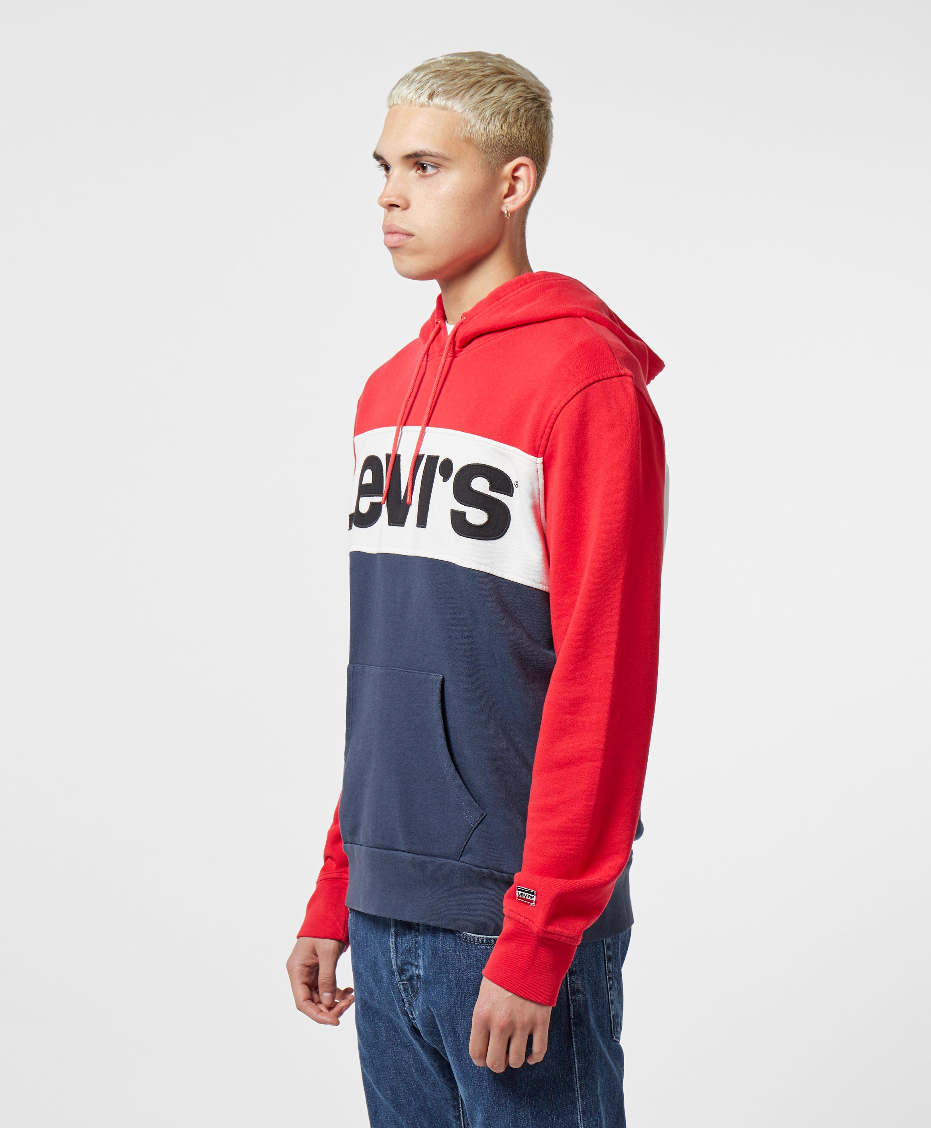 levi's colour block sweatshirt