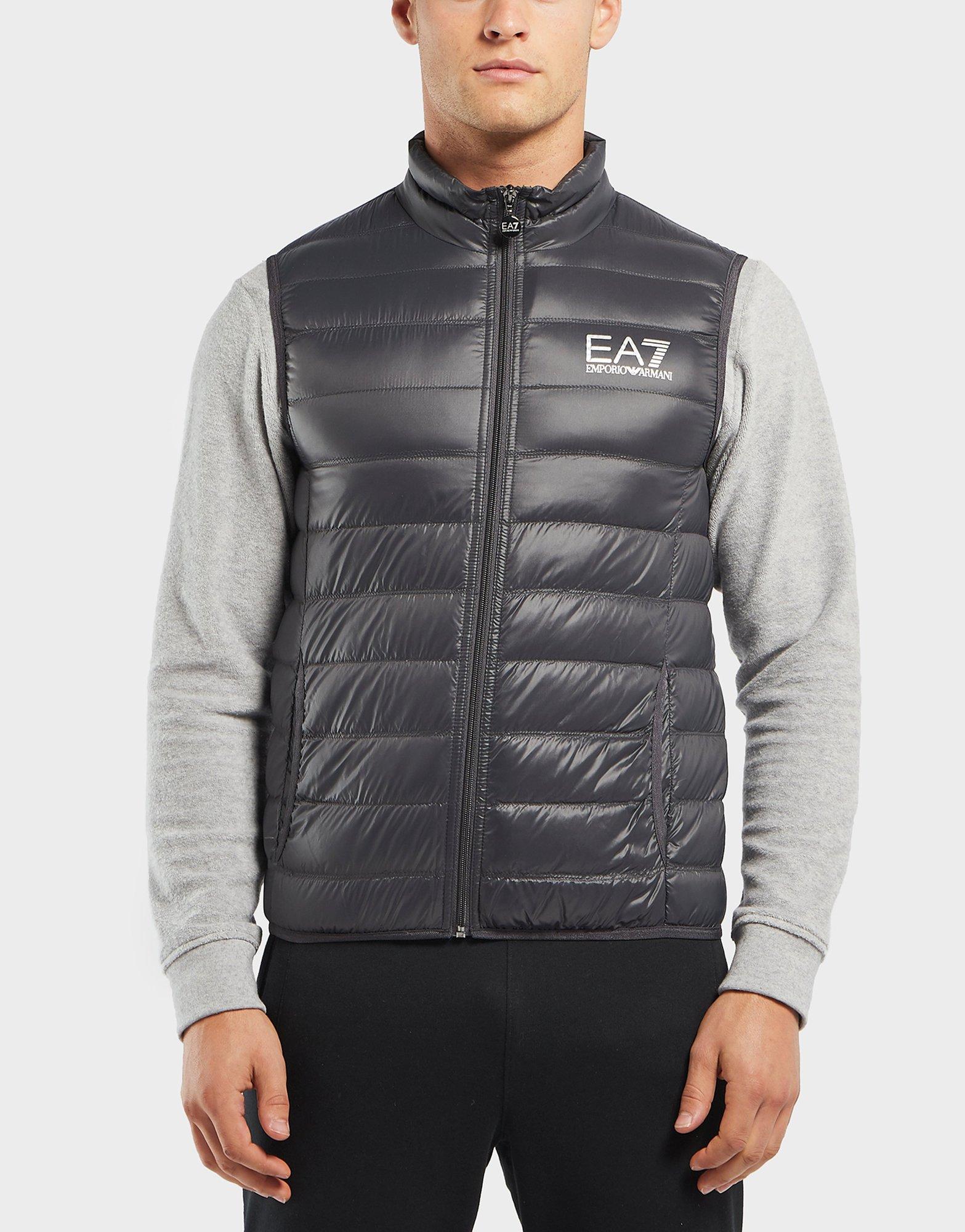 emporio armani ea7 bubble padded gilet