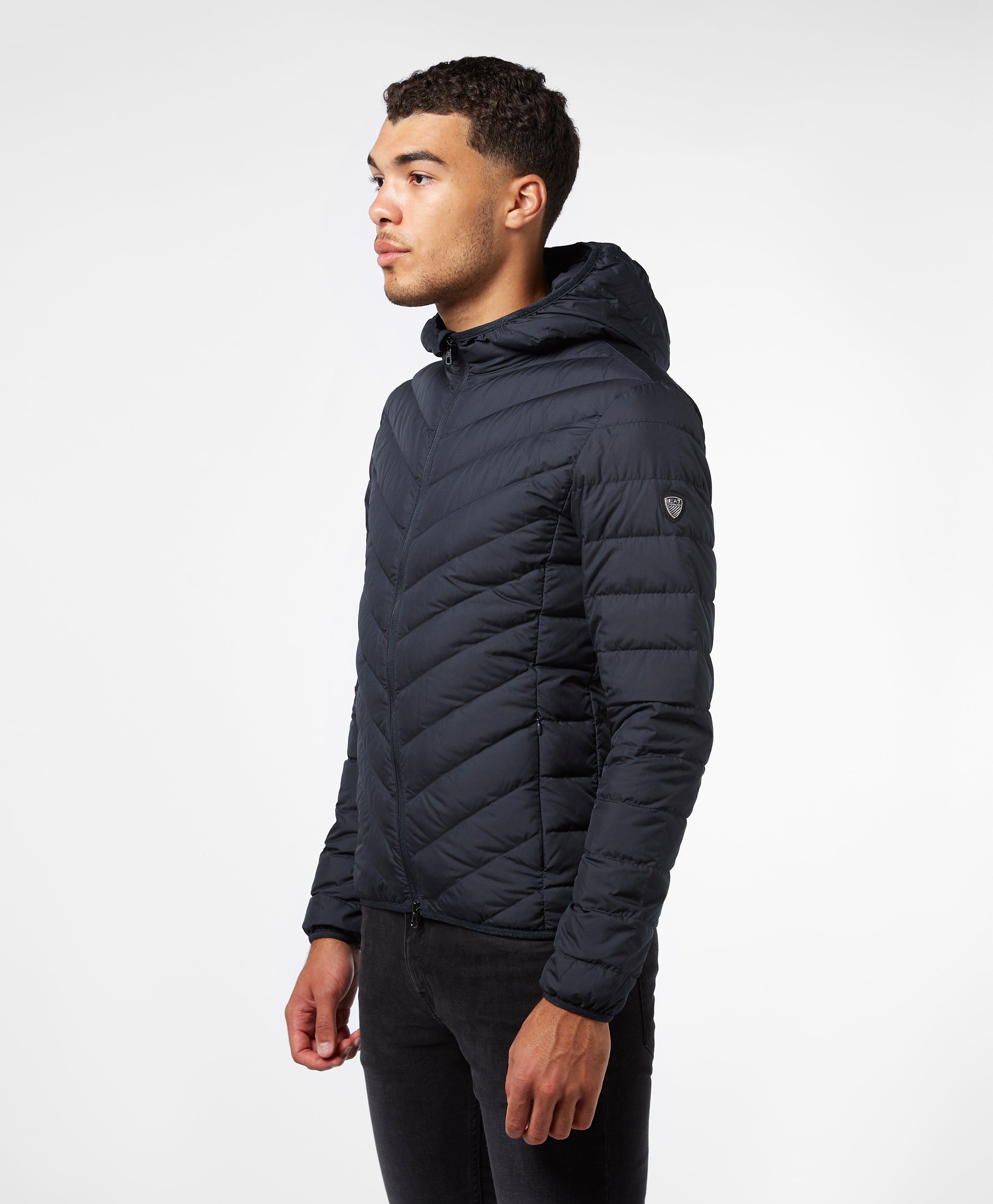 emporio armani ea7 core hooded padded gilet