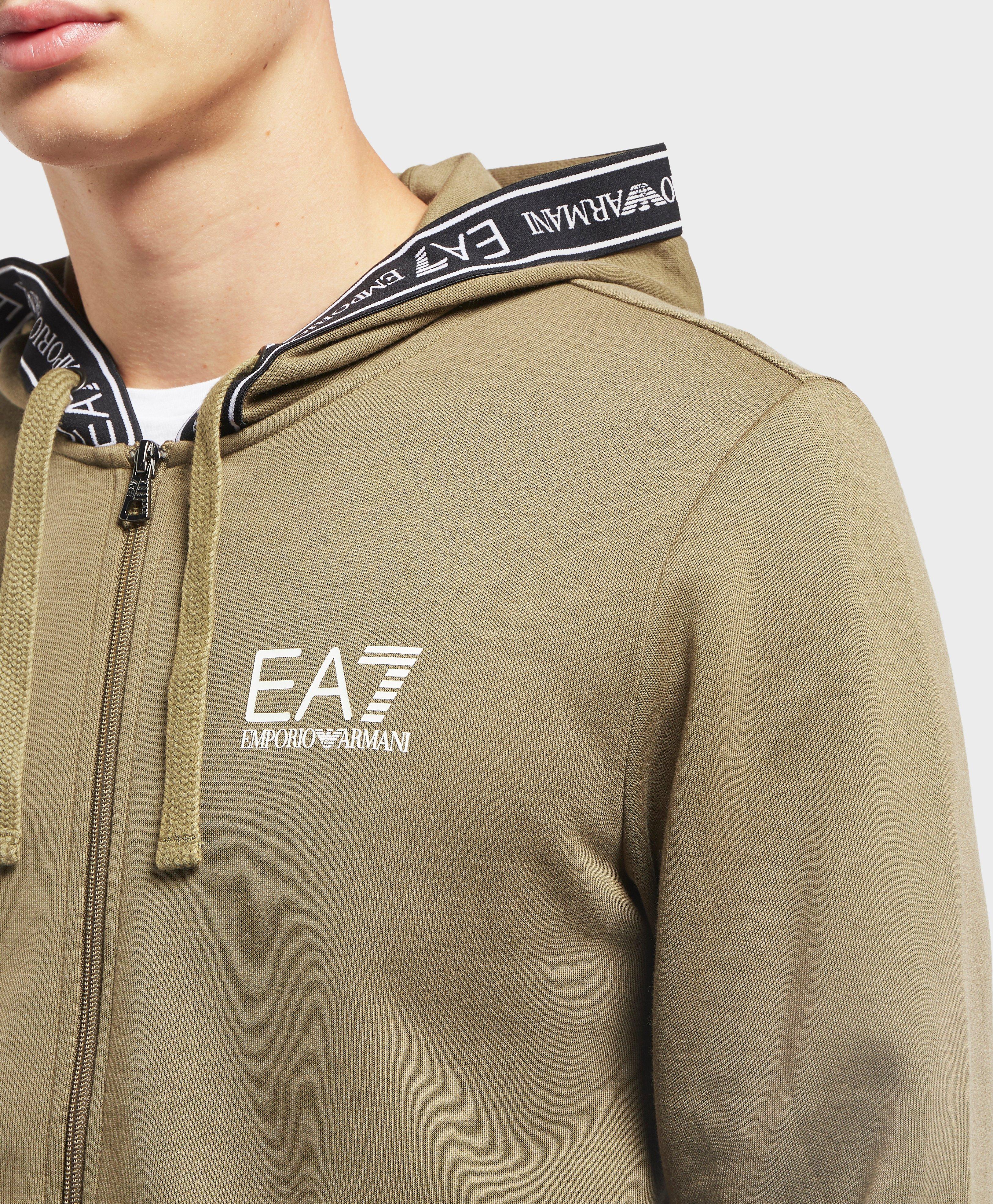 ea7 khaki hoodie