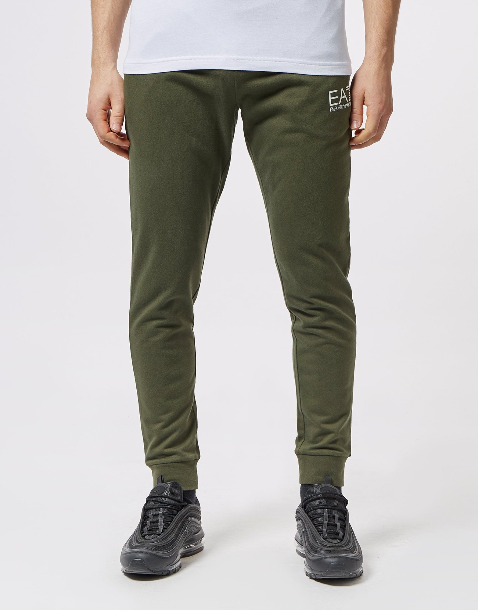 Emporio Armani EA7 Eagle Cuffed Fleece Pants - Exclusive | scotts Menswear