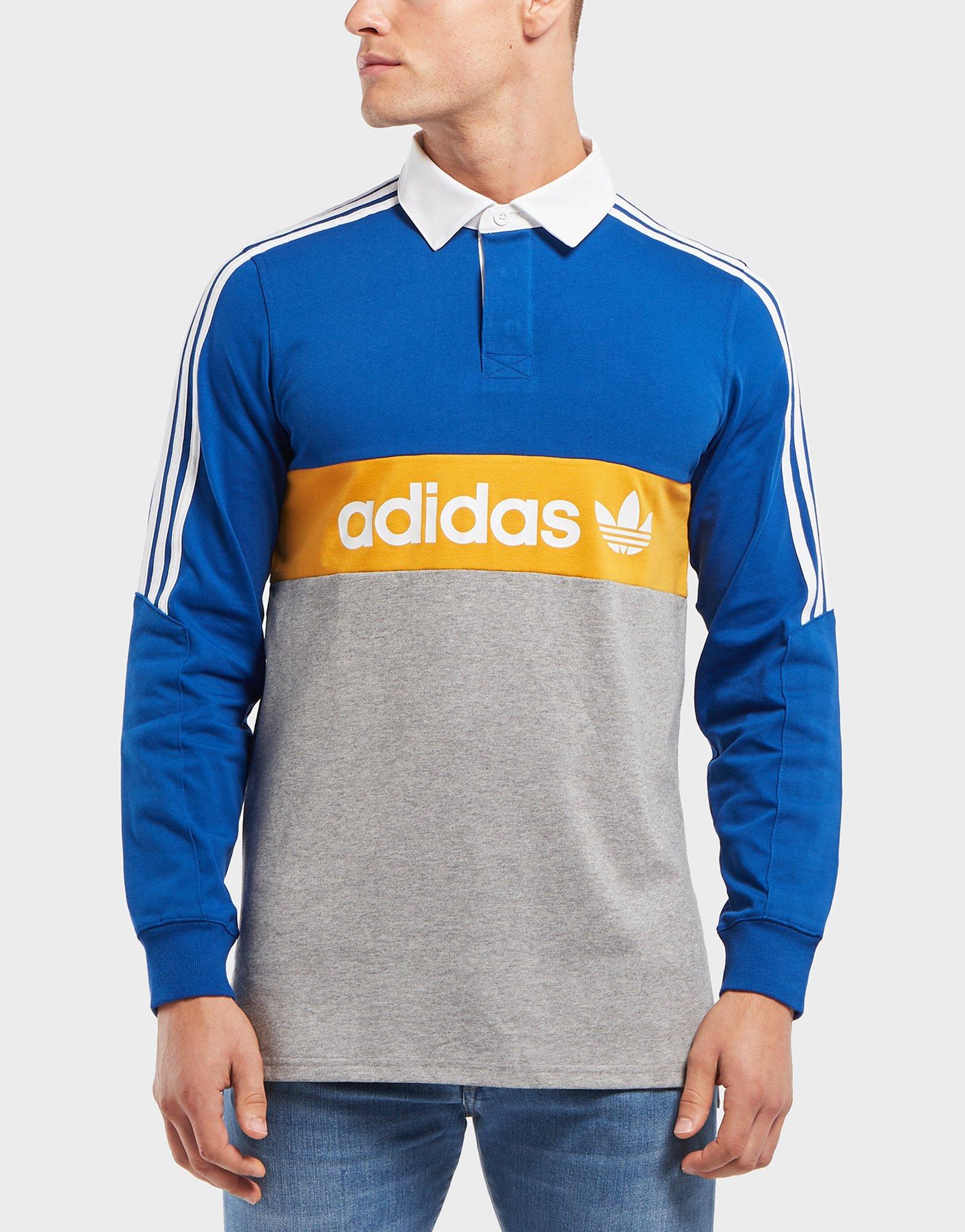 adidas long sleeve polo shirts for men