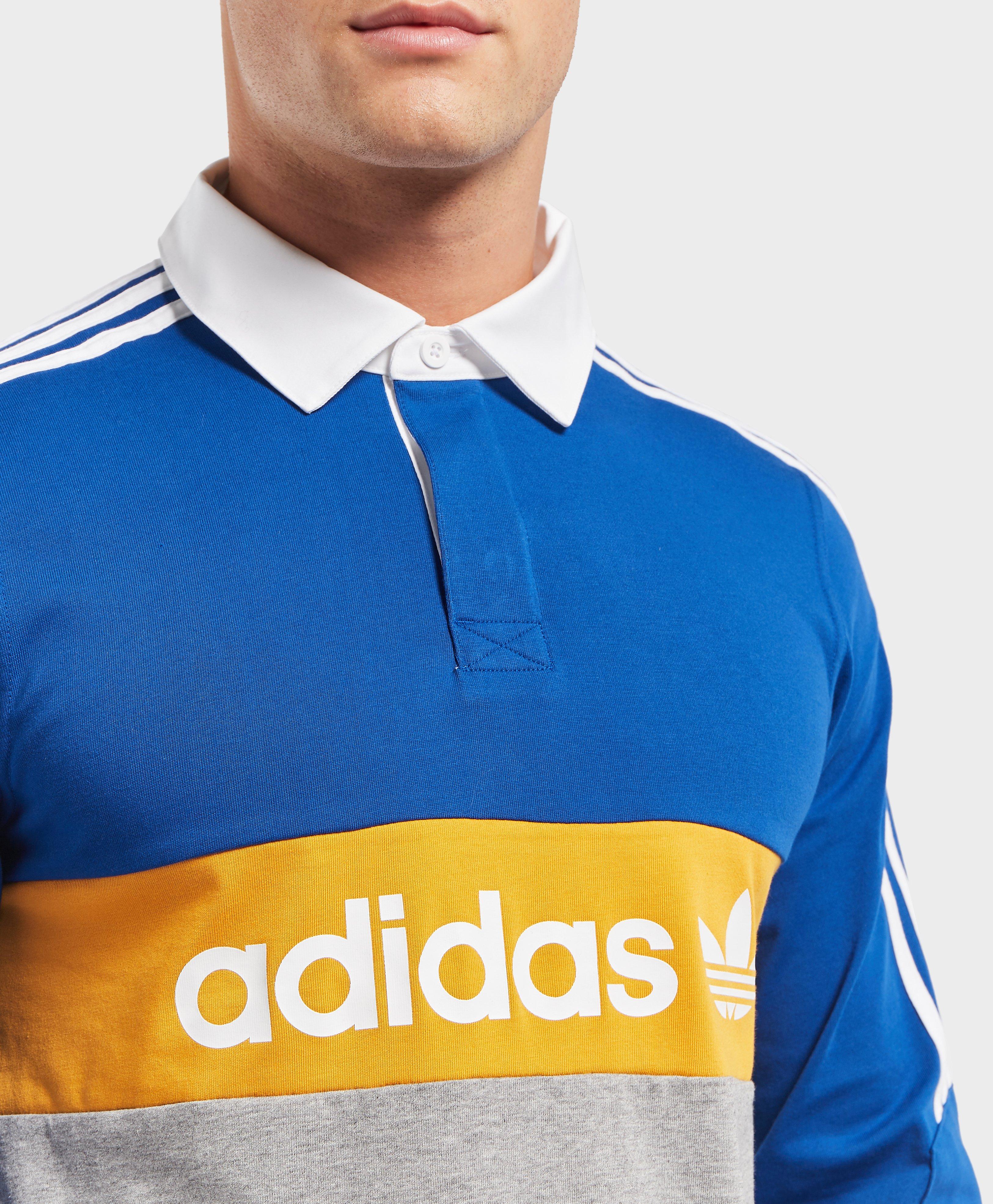 adidas rugby polo tee