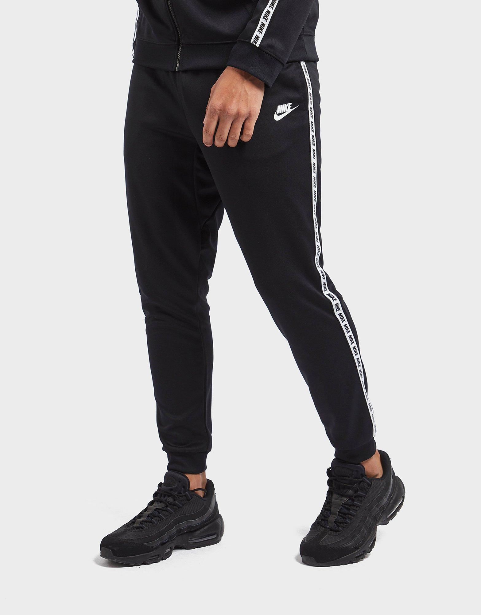 nike gel tape cuffed track pants