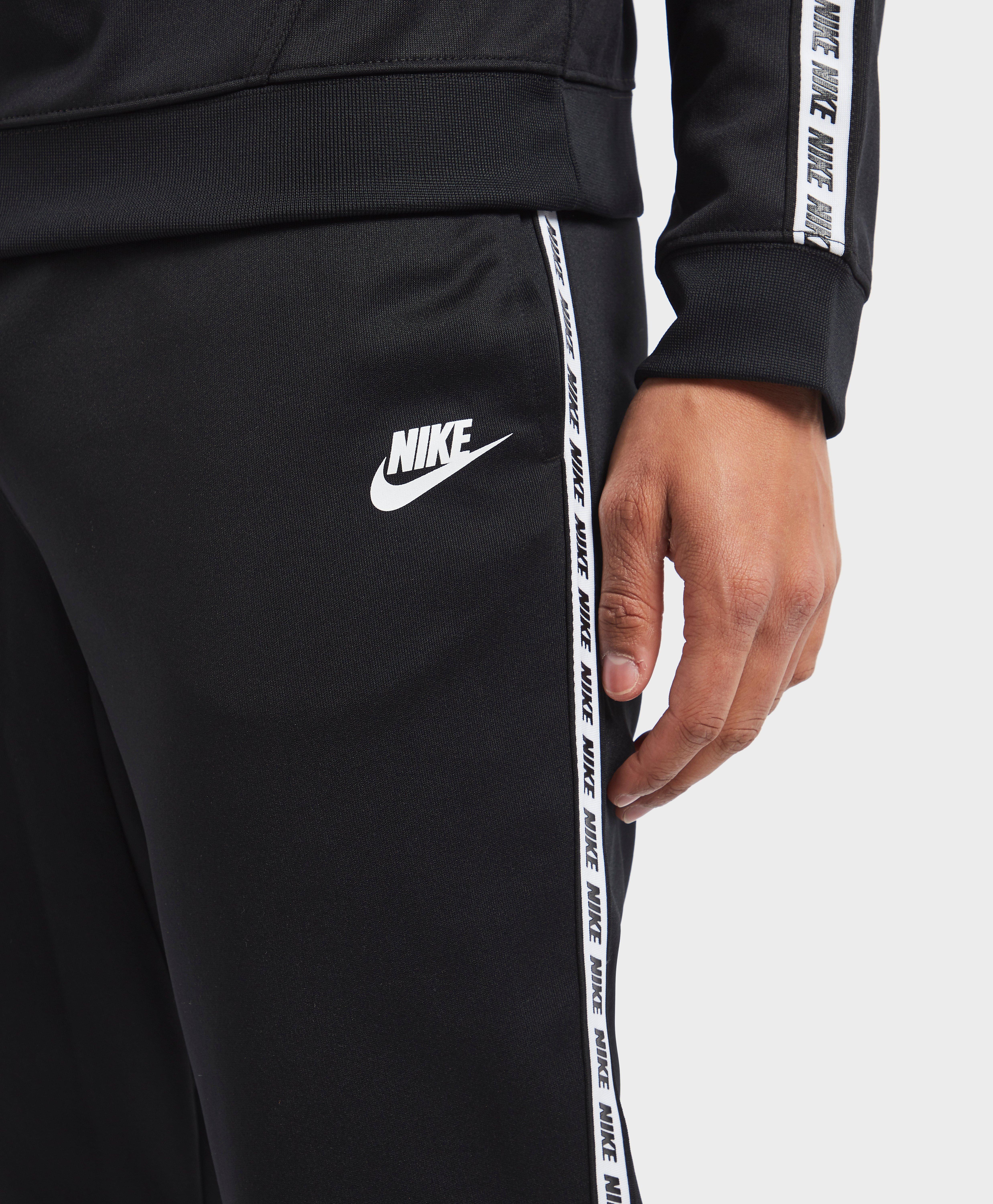 مم nike gel tape cuffed tracksuit 