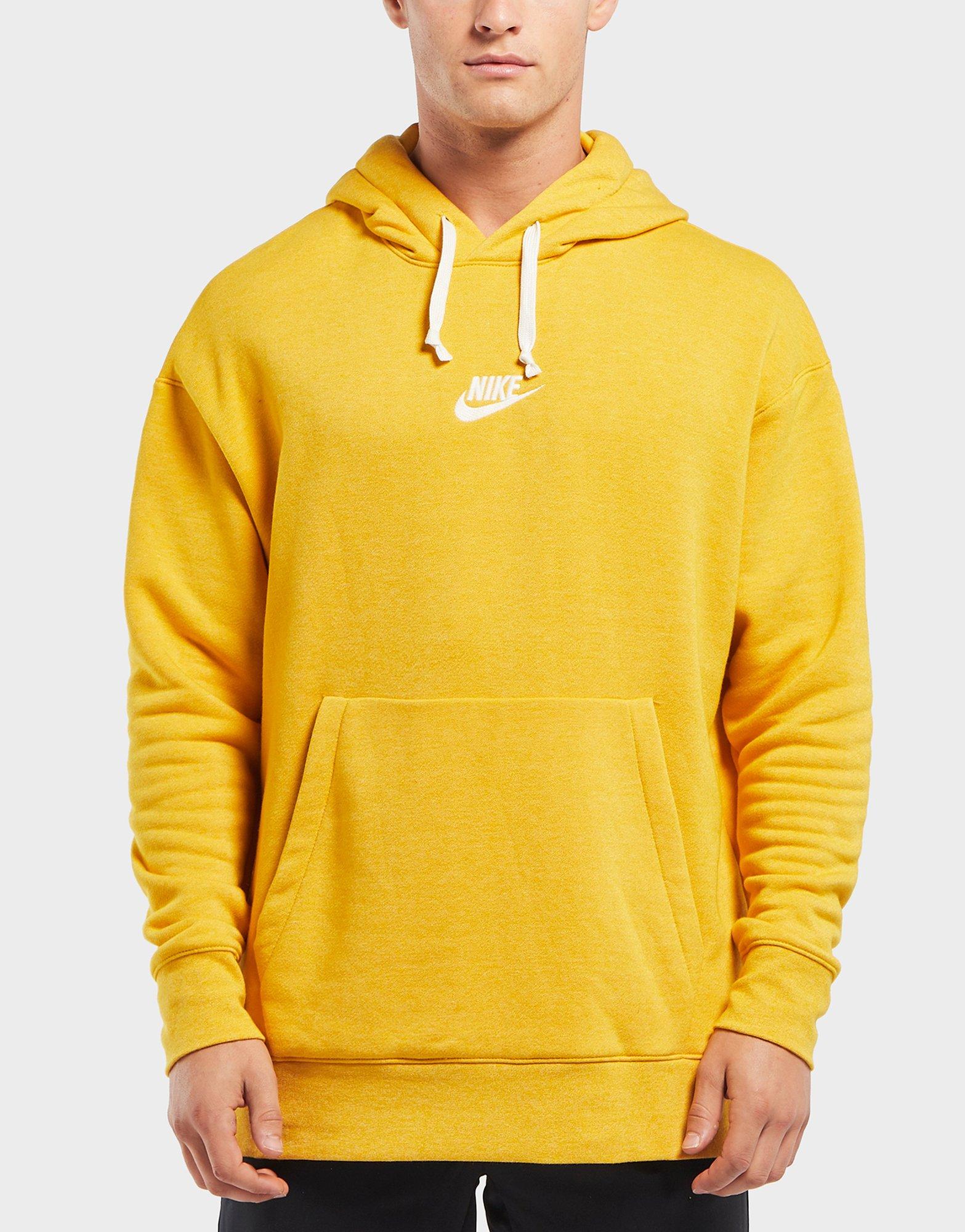 nike heritage hoodie yellow