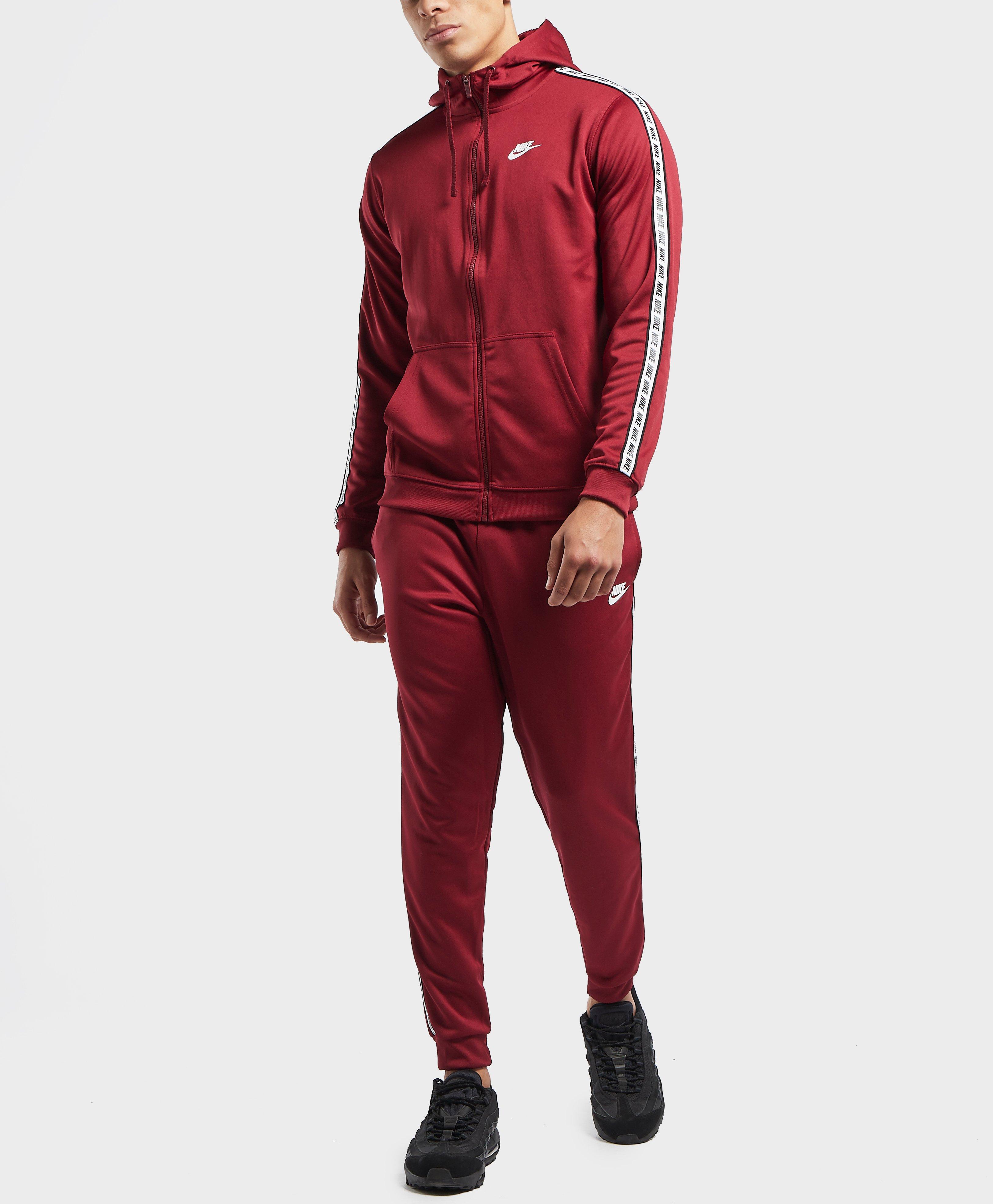 nike gel tape cuffed track pants