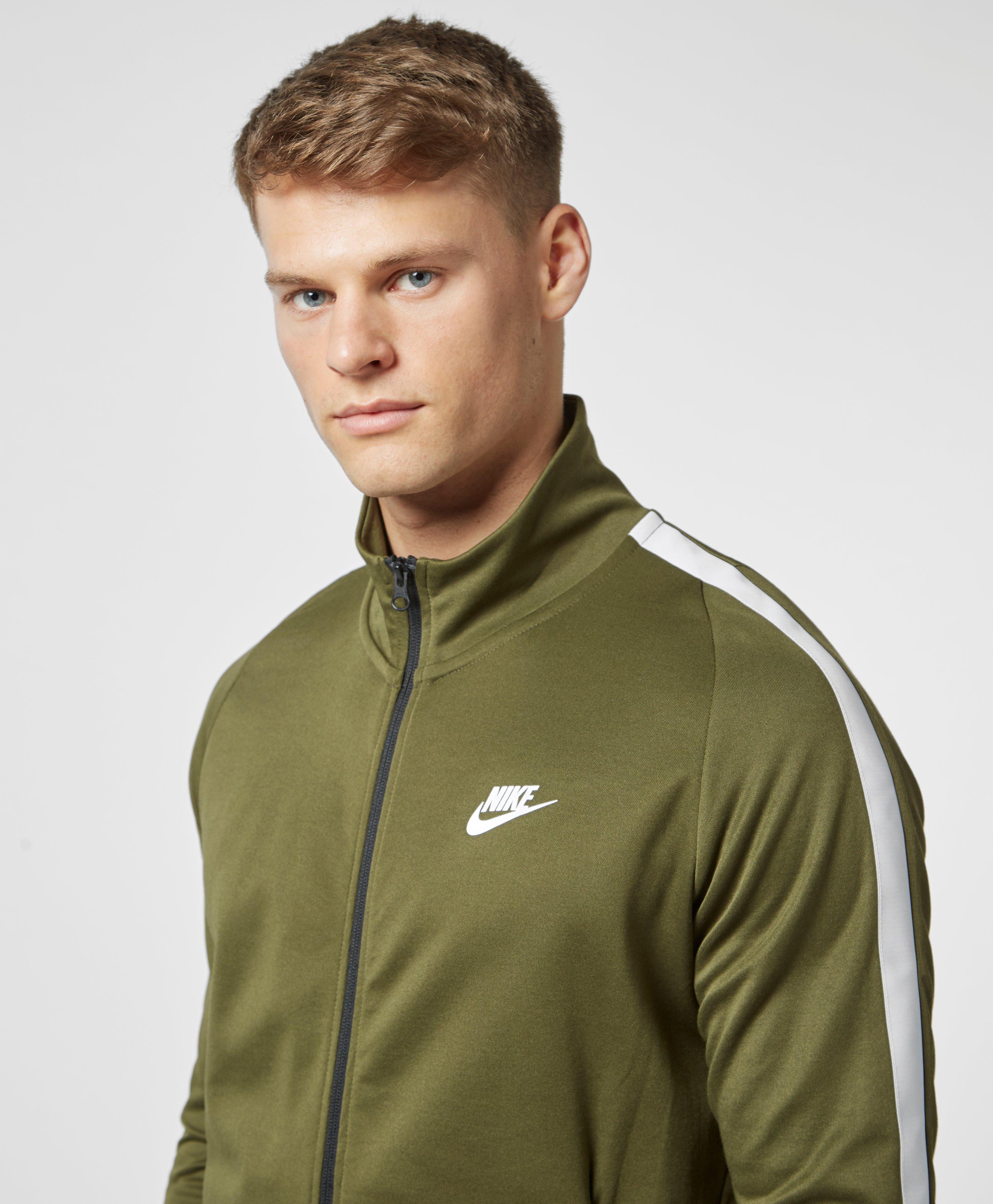 nike tribute tracksuit green