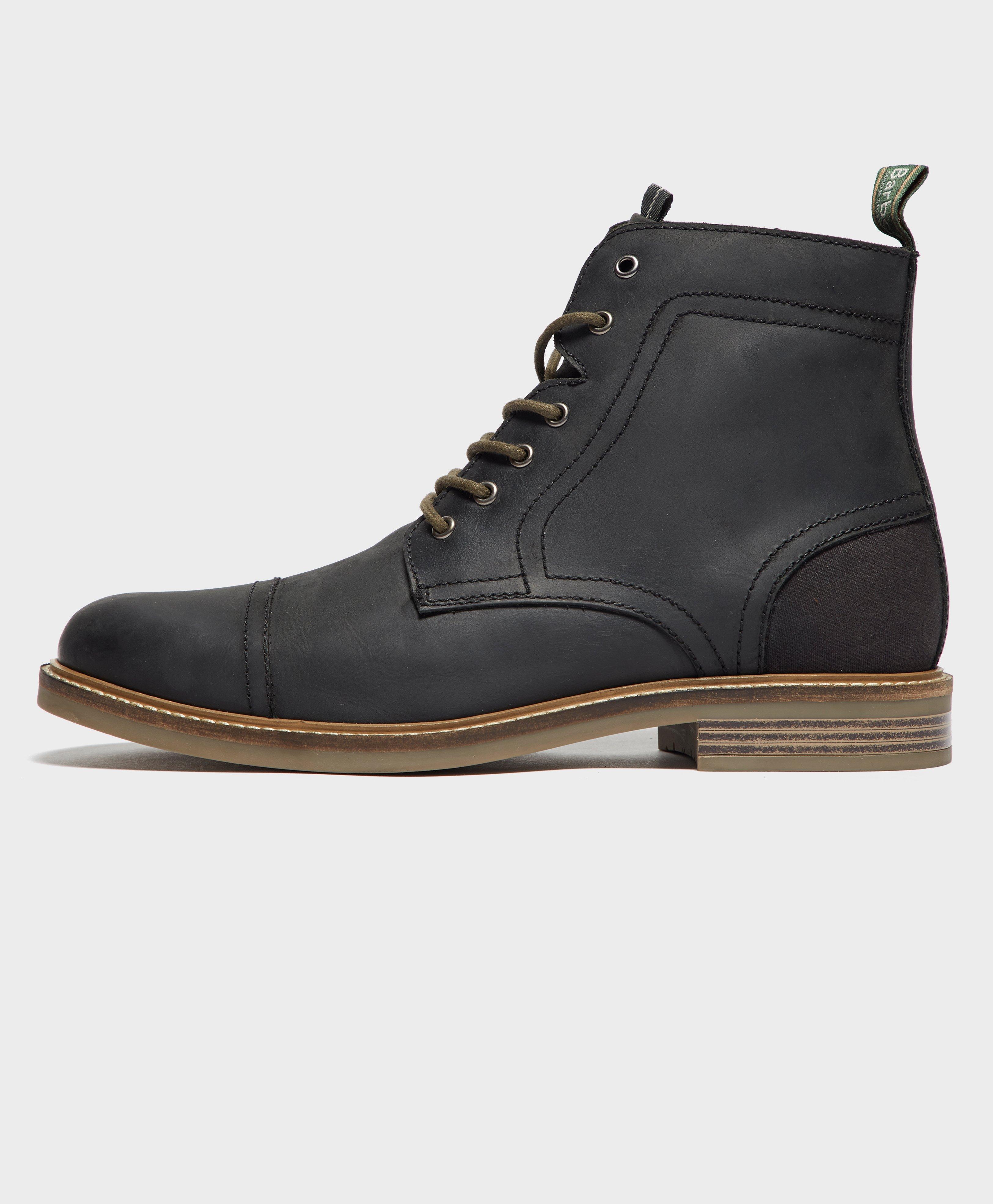 barbour black boots