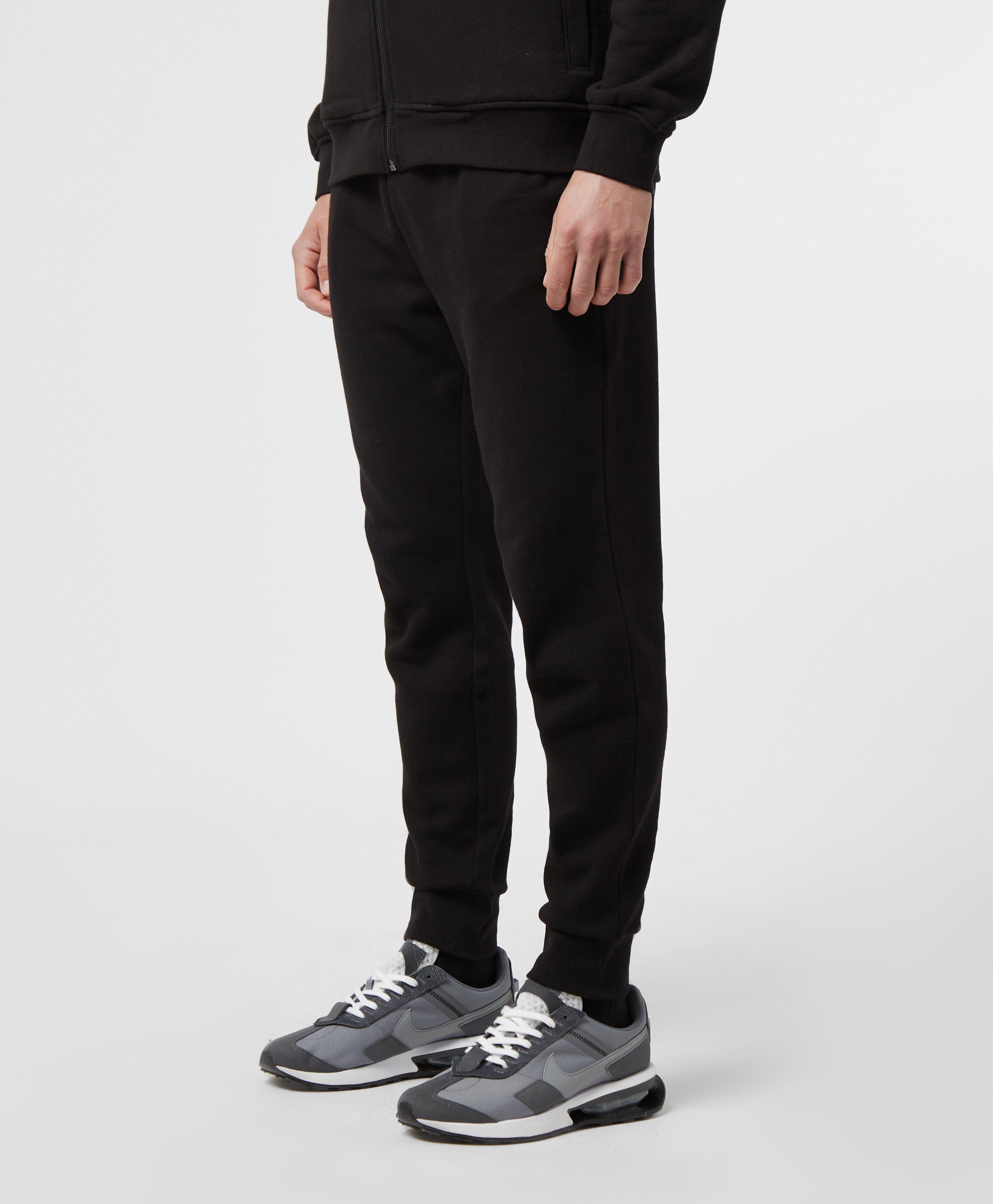 lacoste slim cuffed fleece pants