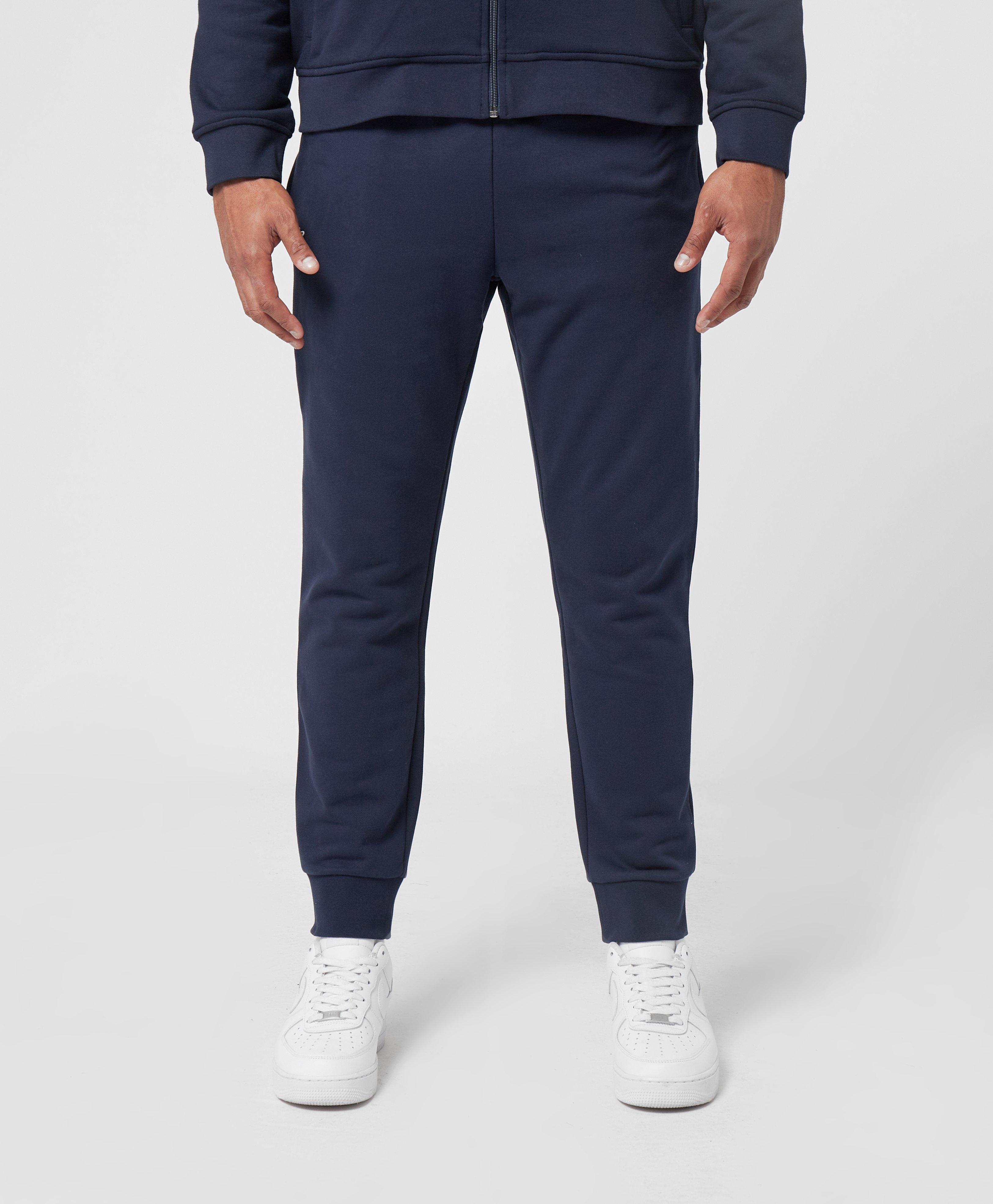 lacoste slim cuffed fleece pants