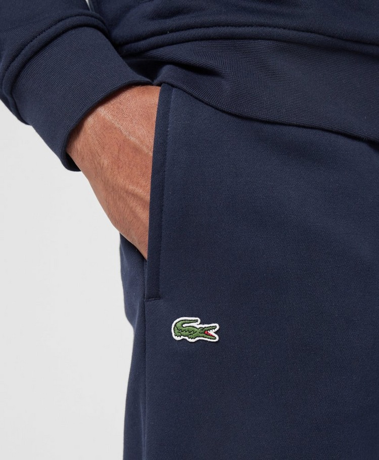 lacoste cuffed fleece track pants