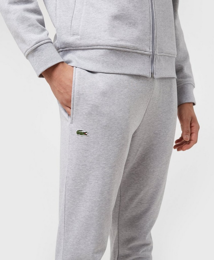 lacoste cuffed fleece track pants