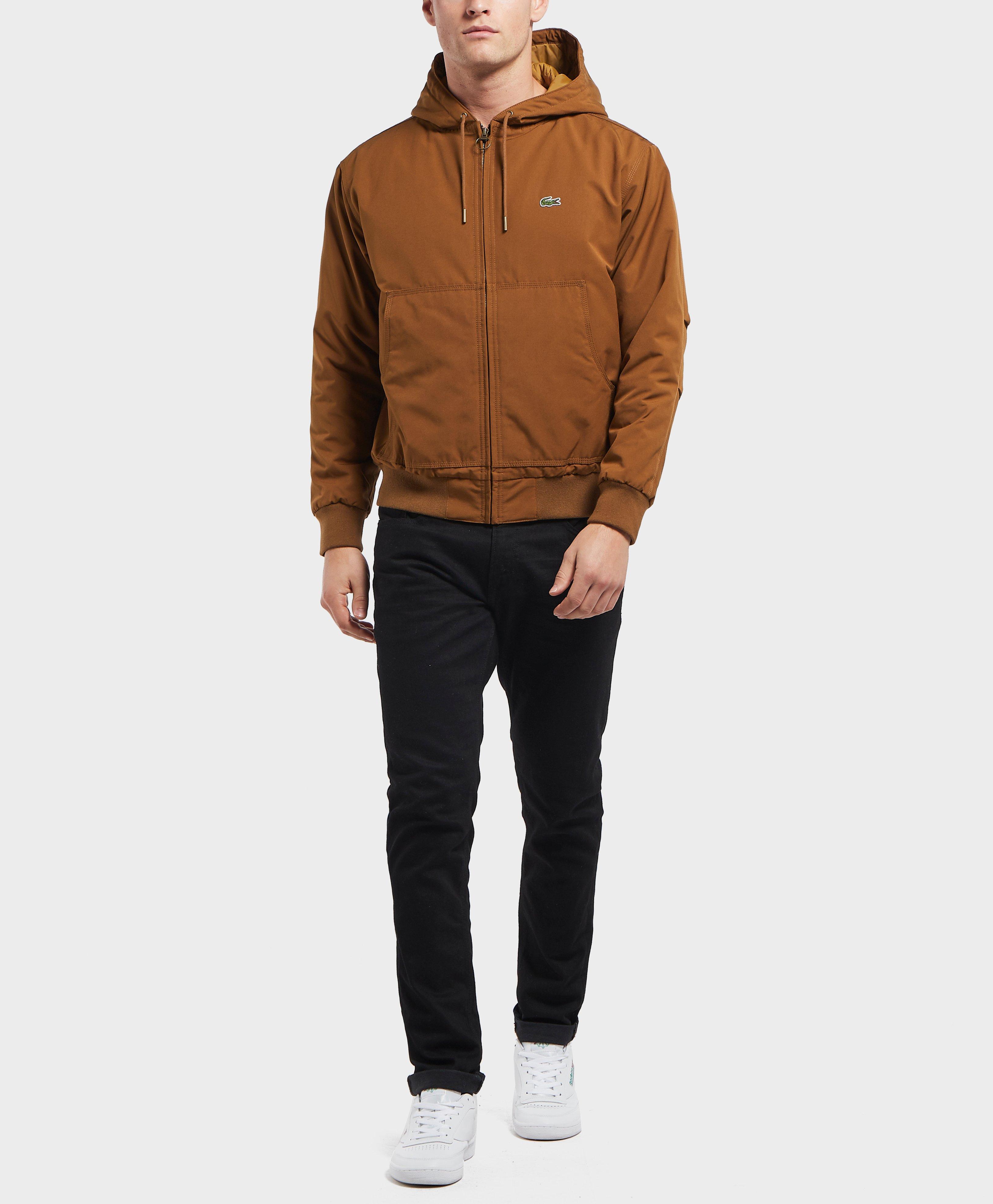 lacoste twill bomber jacket