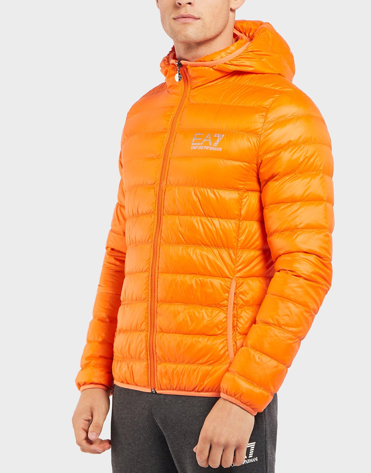 orange ea7 jacket