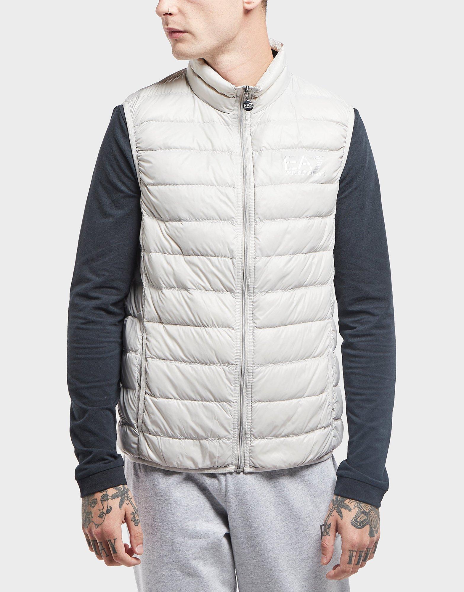 emporio armani ea7 bubble padded gilet