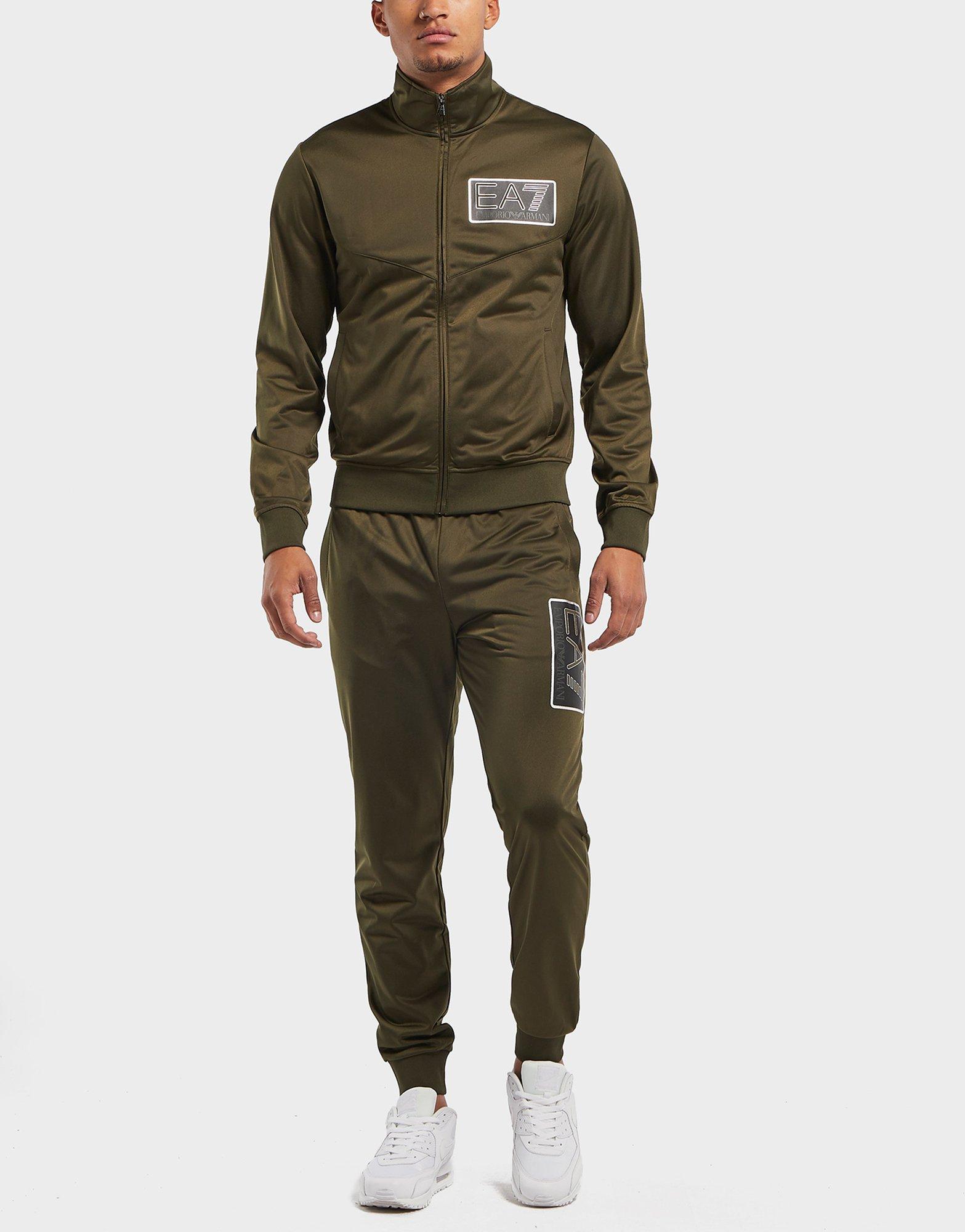 armani khaki tracksuit