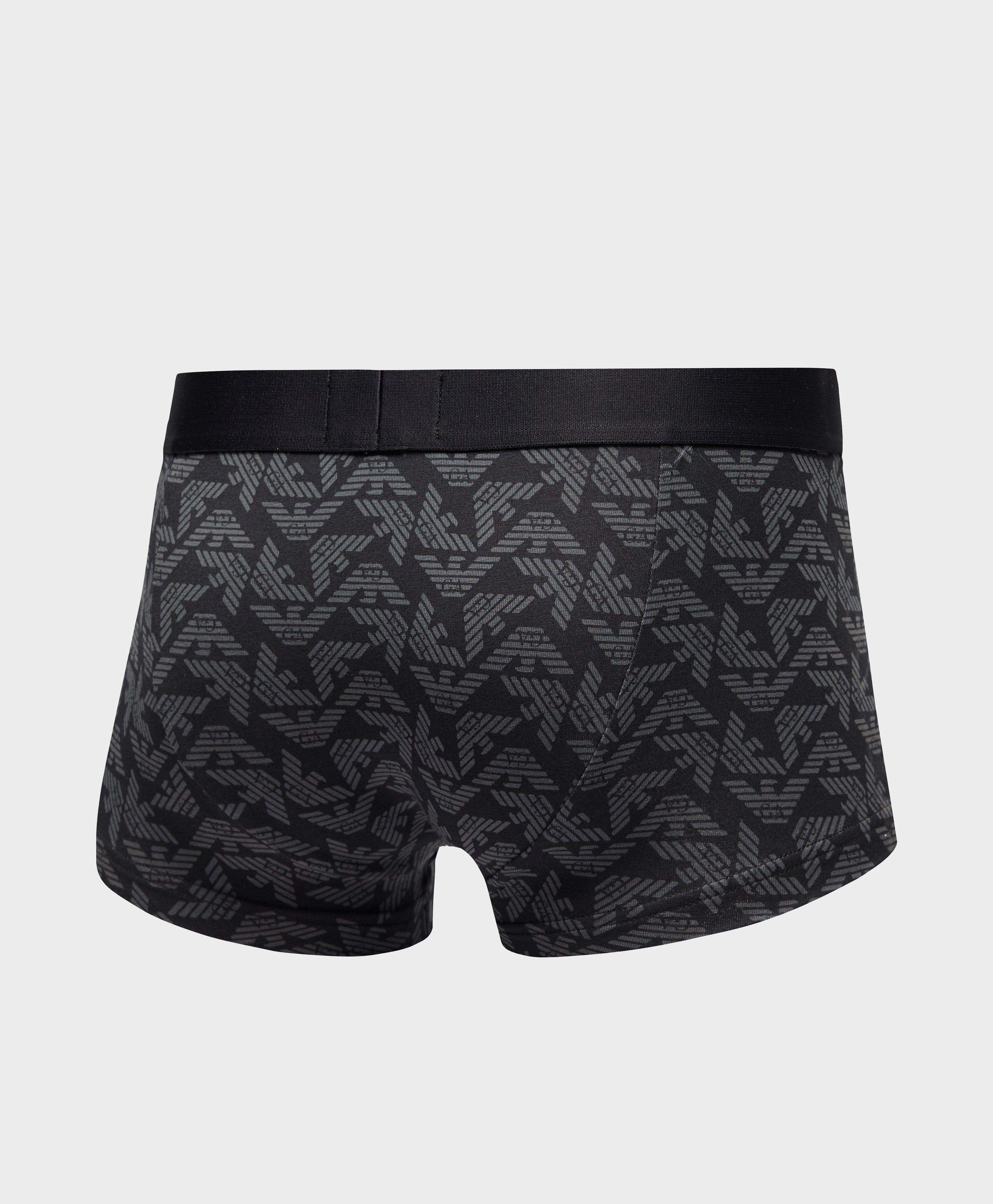 armani all over print shorts