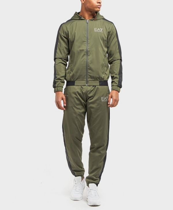 Green Emporio Armani EA7 Panelled Full Tracksuit - Online Exclusive |  scotts Menswear