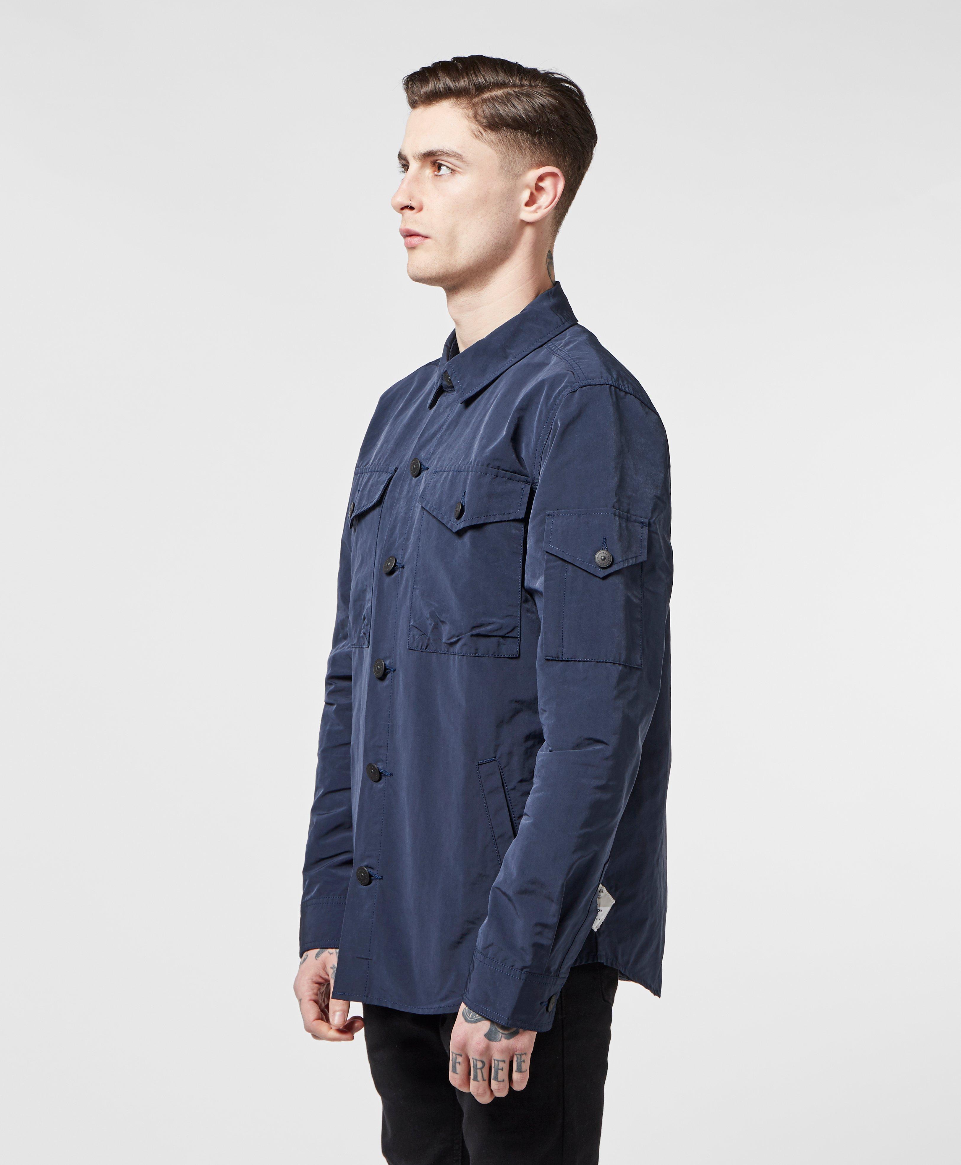 barbour beacon askern overshirt navy