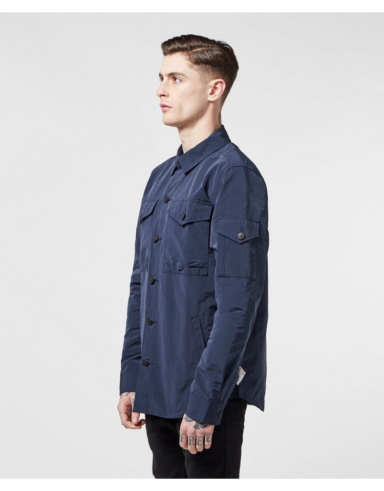 barbour beacon askern overshirt navy