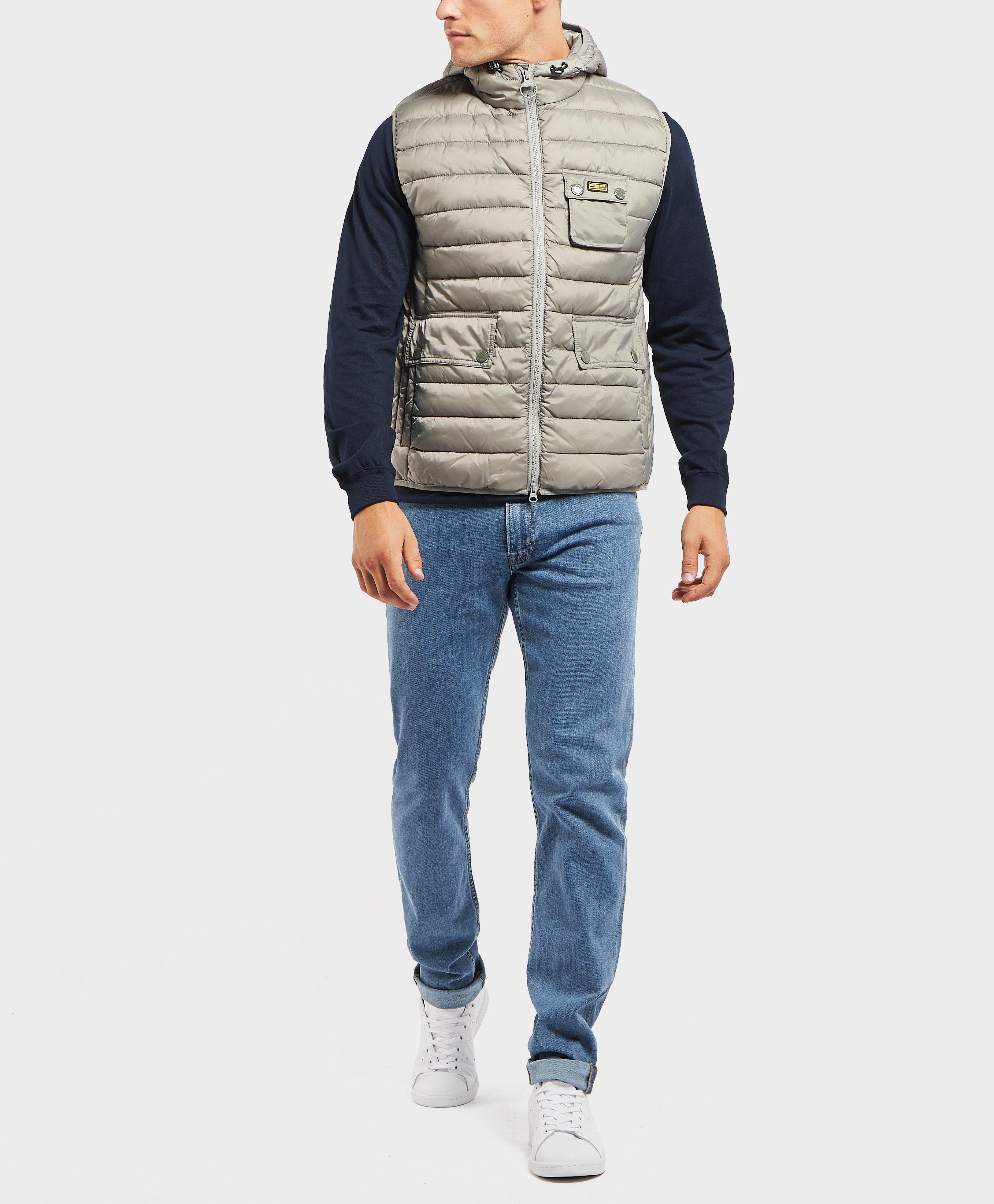 barbour international ouston padded gilet