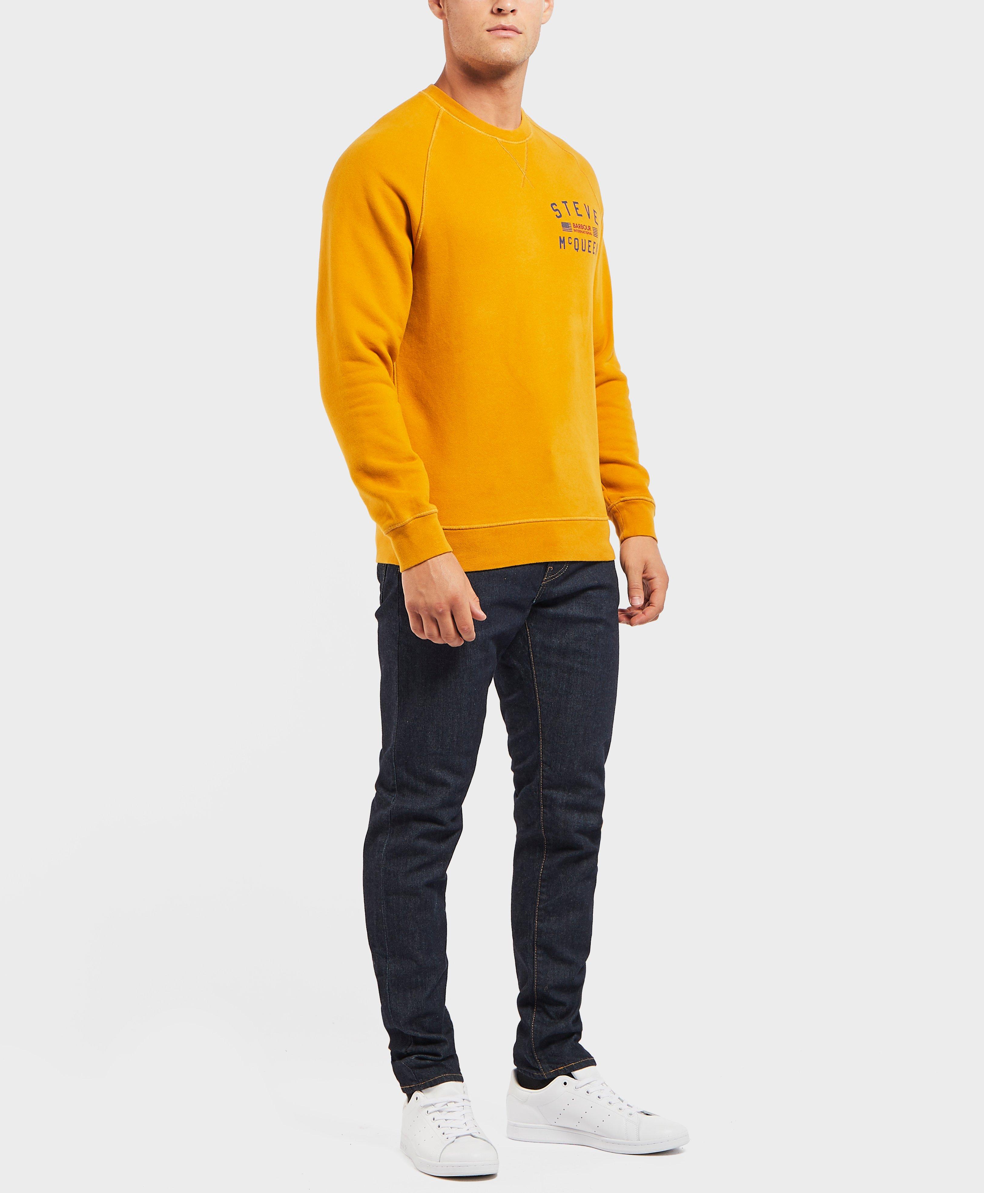 steve mcqueen yellow sweatshirt