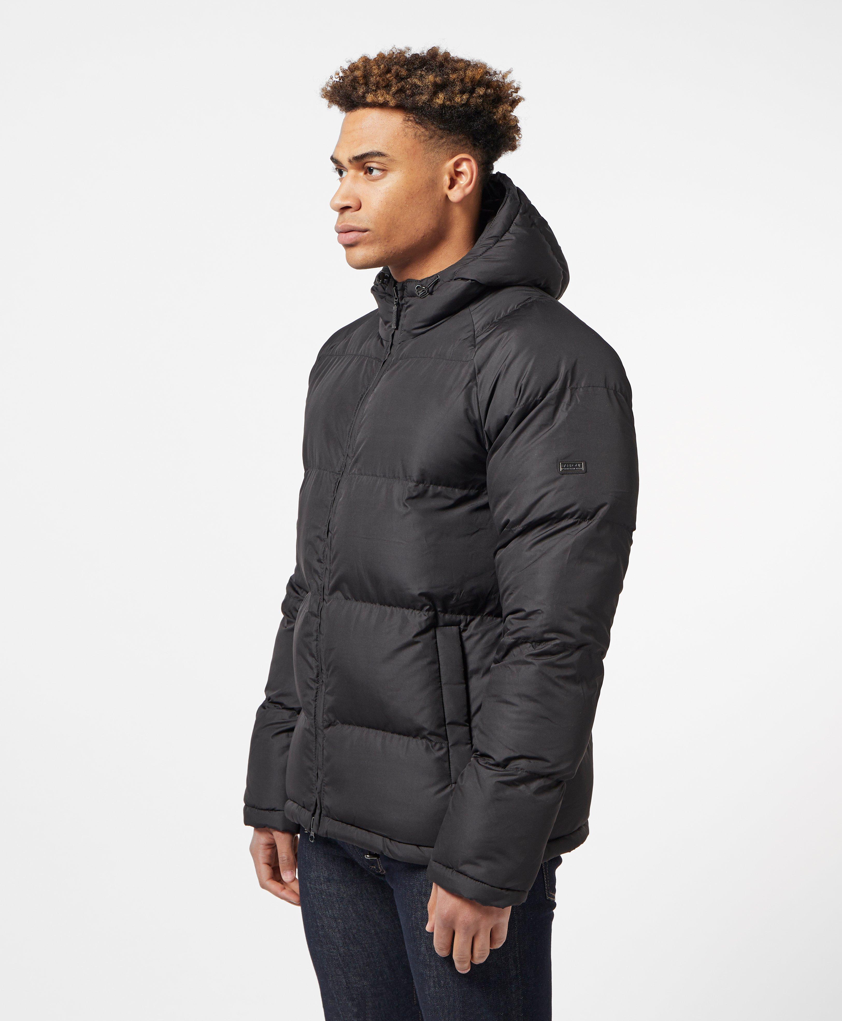 Barbour international derny hooded puffer jacket in black online