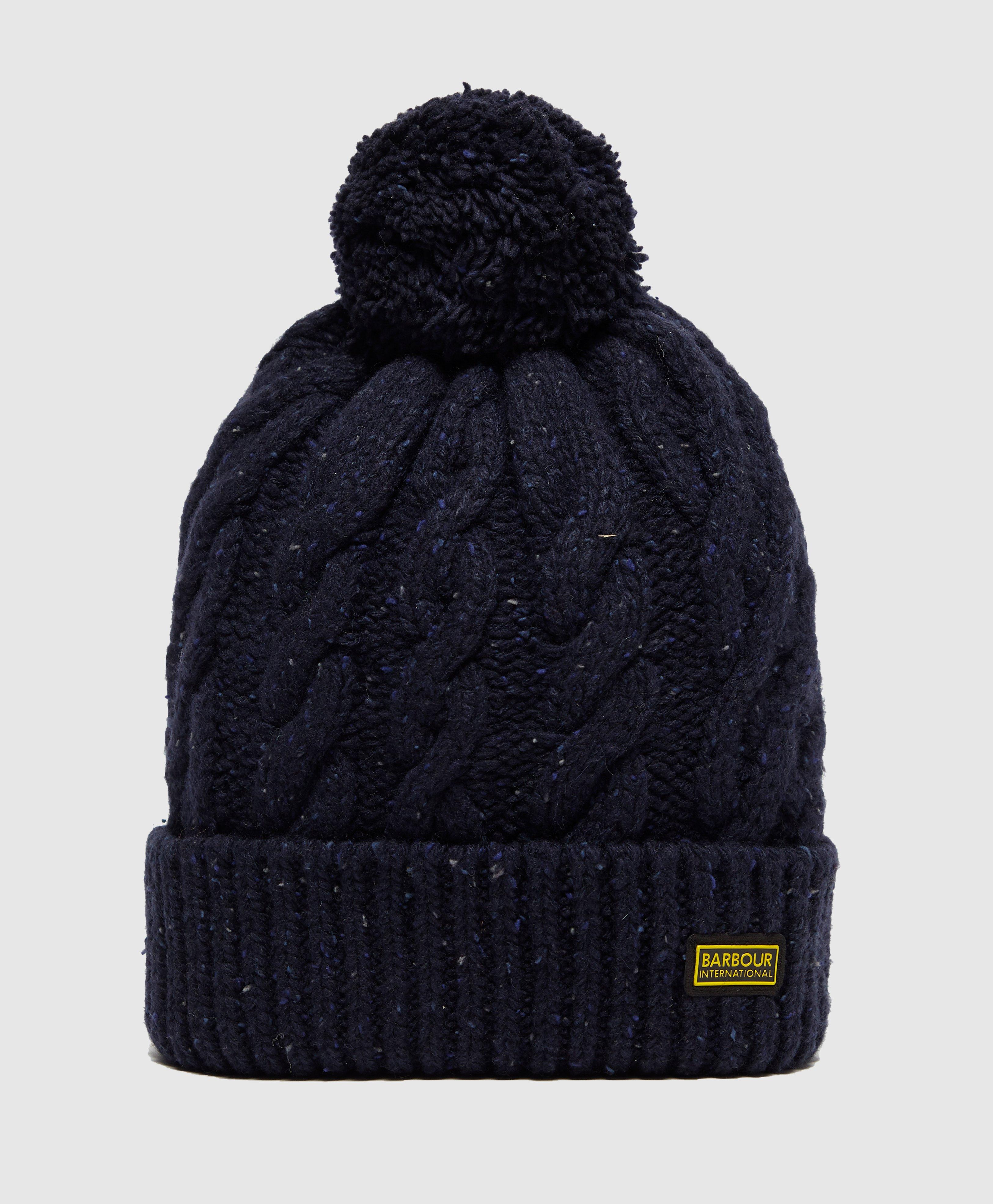 barbour mens beanie