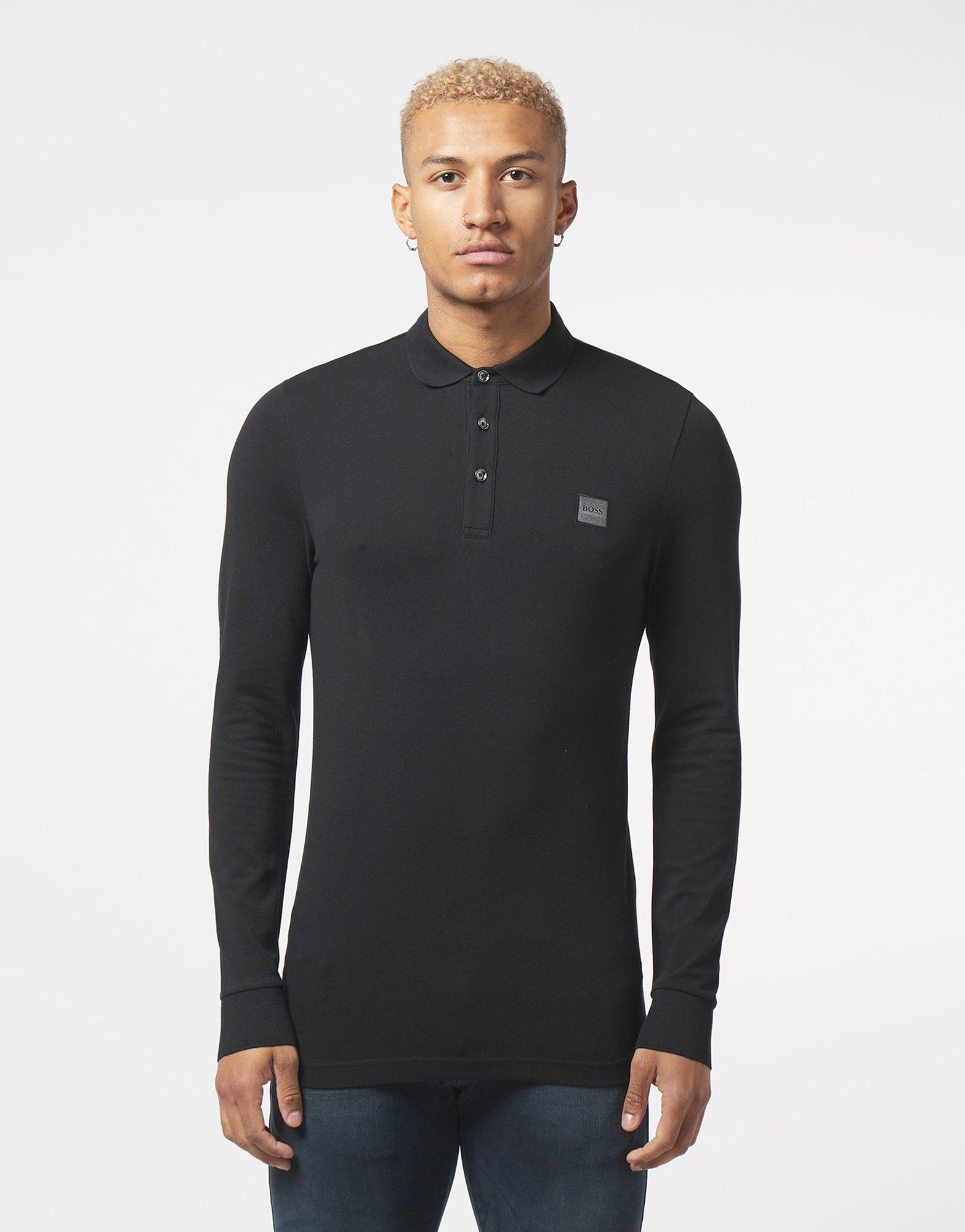 hugo boss passerby long sleeve polo shirt