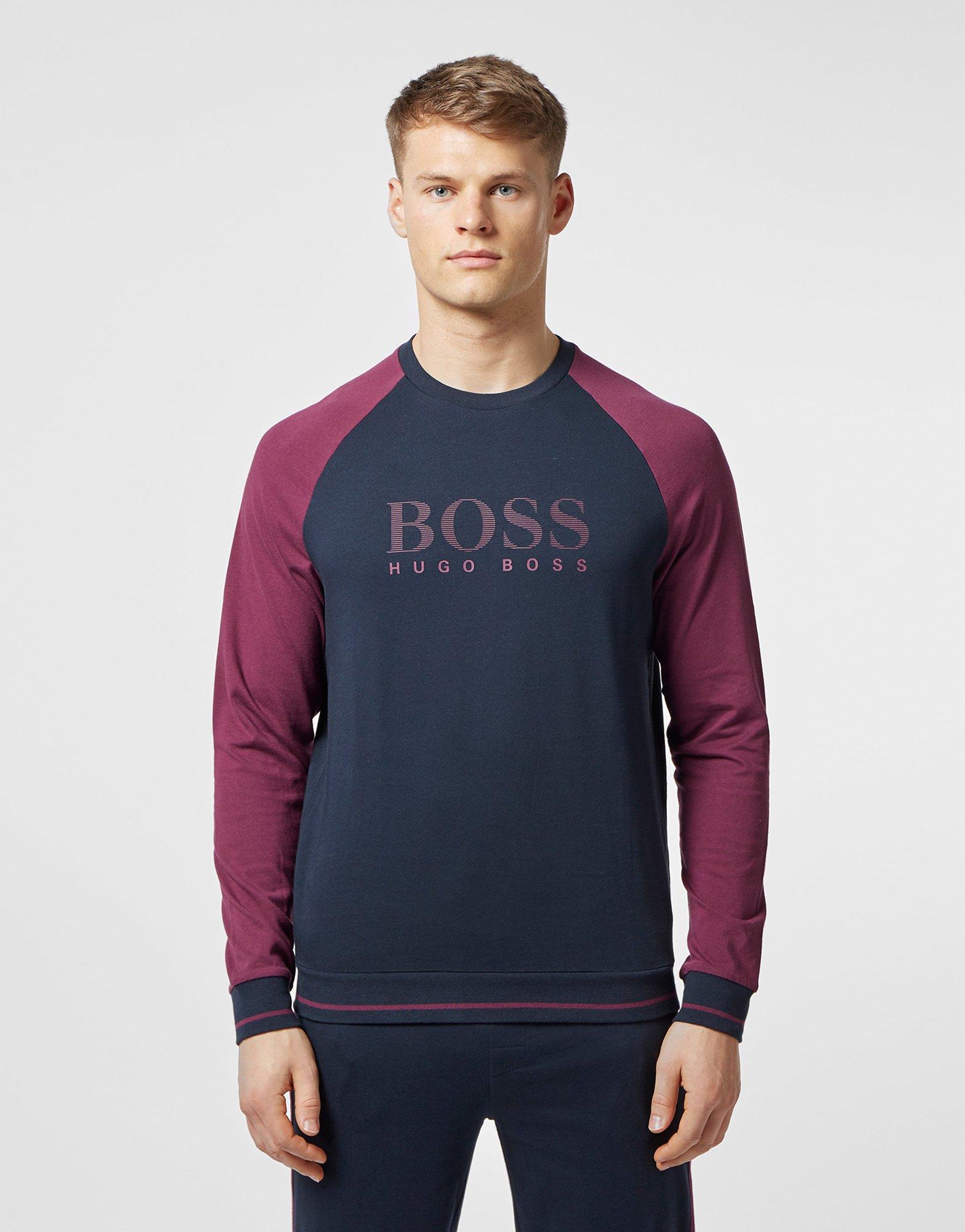 boss authentic crew sweatshirt