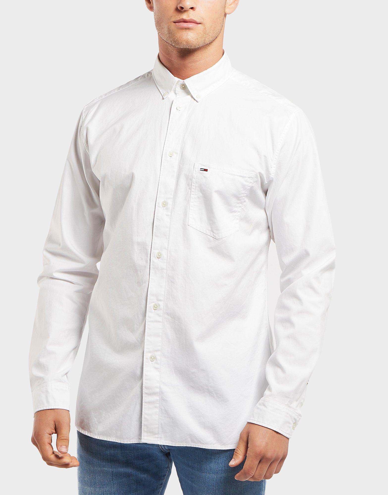 tommy jeans tape detail shirt