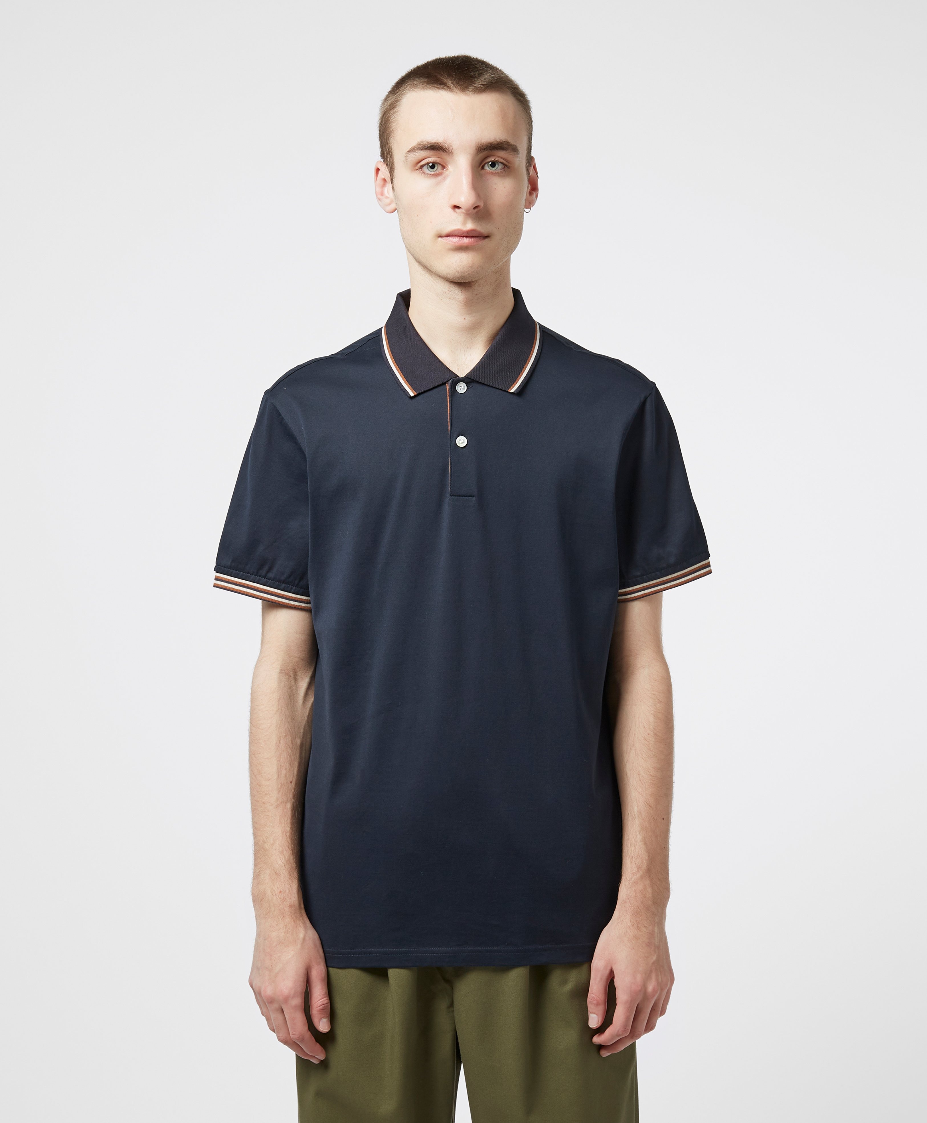 Aquascutum Tipped Collar Short Sleeve Polo Shirt | scotts Menswear