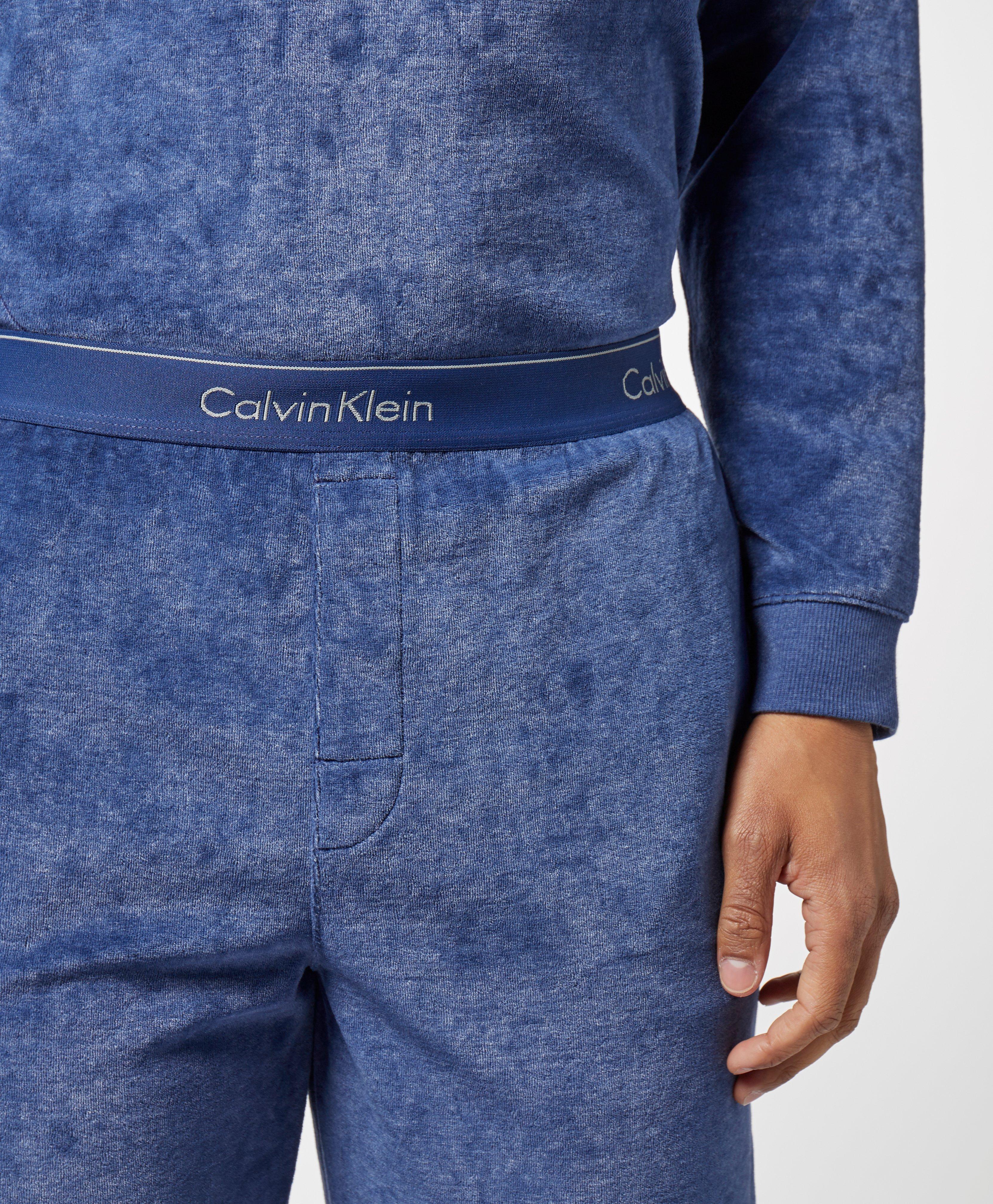 calvin klein velour pants