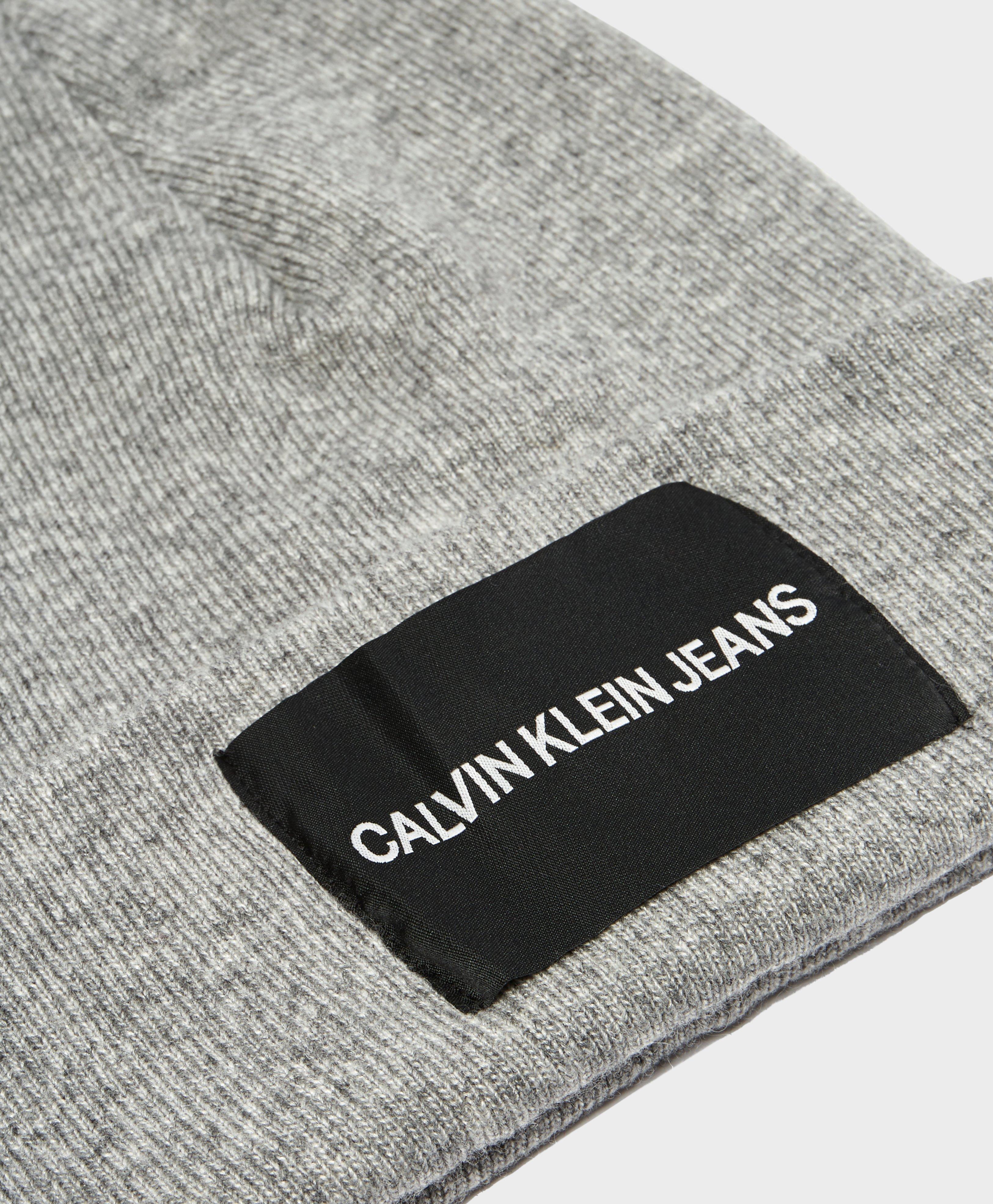 calvin klein patch beanie