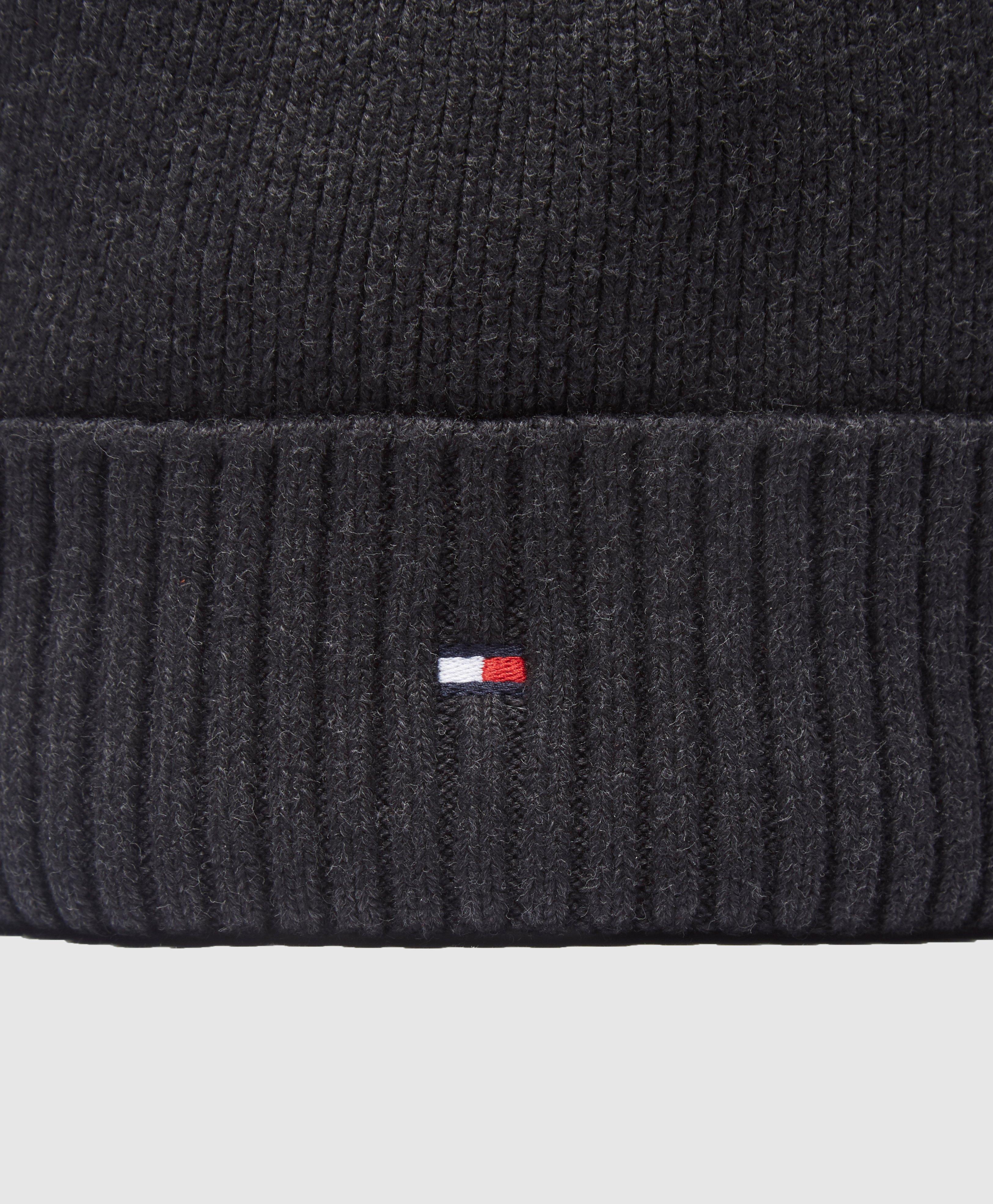 black tommy hilfiger beanie