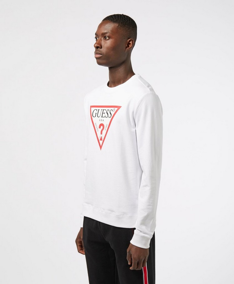 guess triangle hoodie