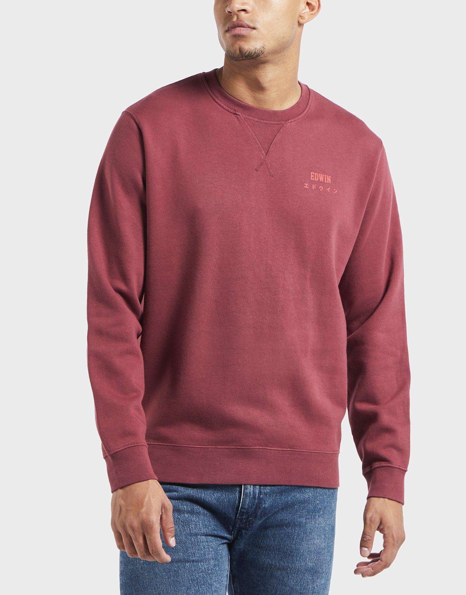 edwin base crew sweatshirt