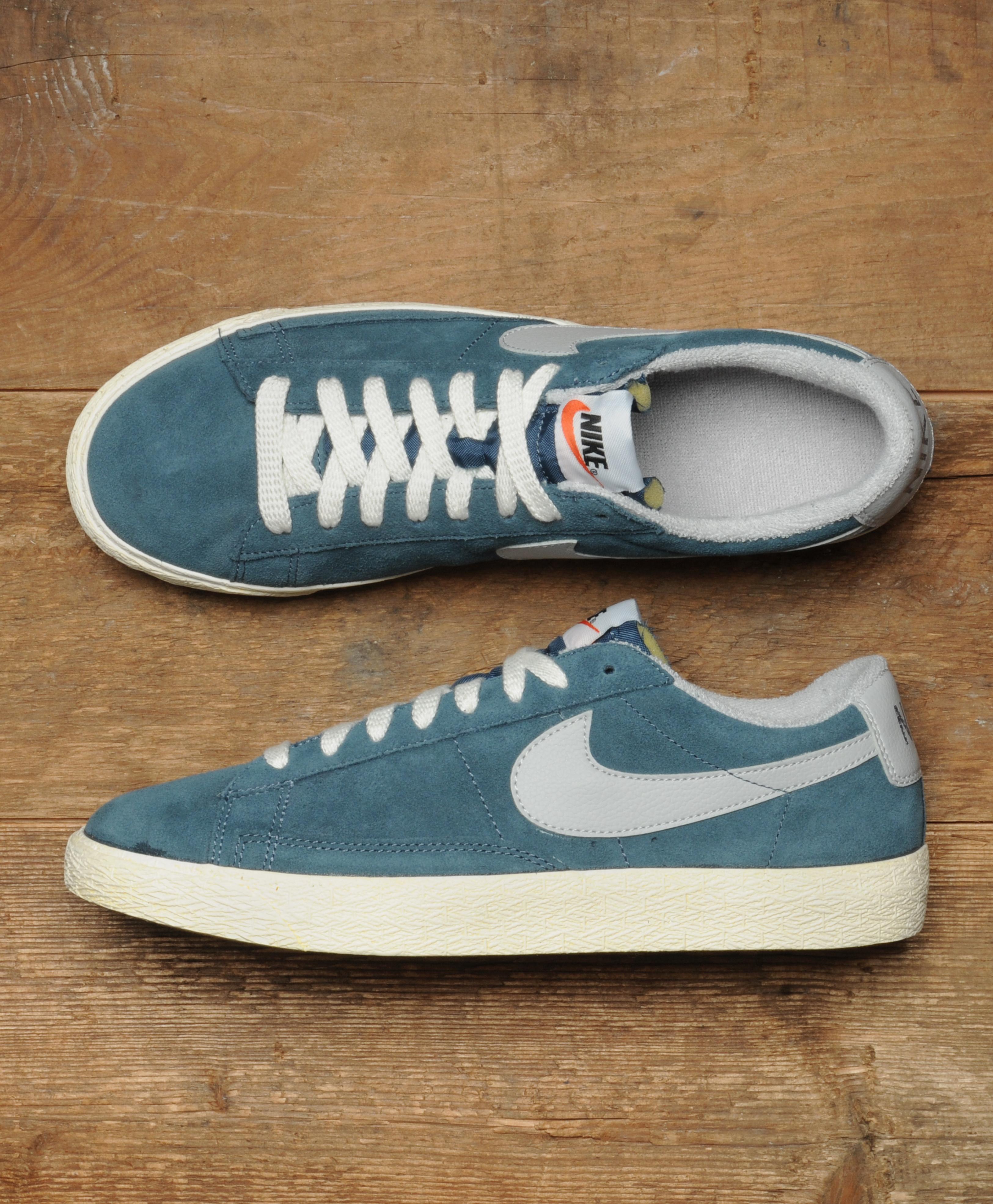 nike blazer low vintage suede blue