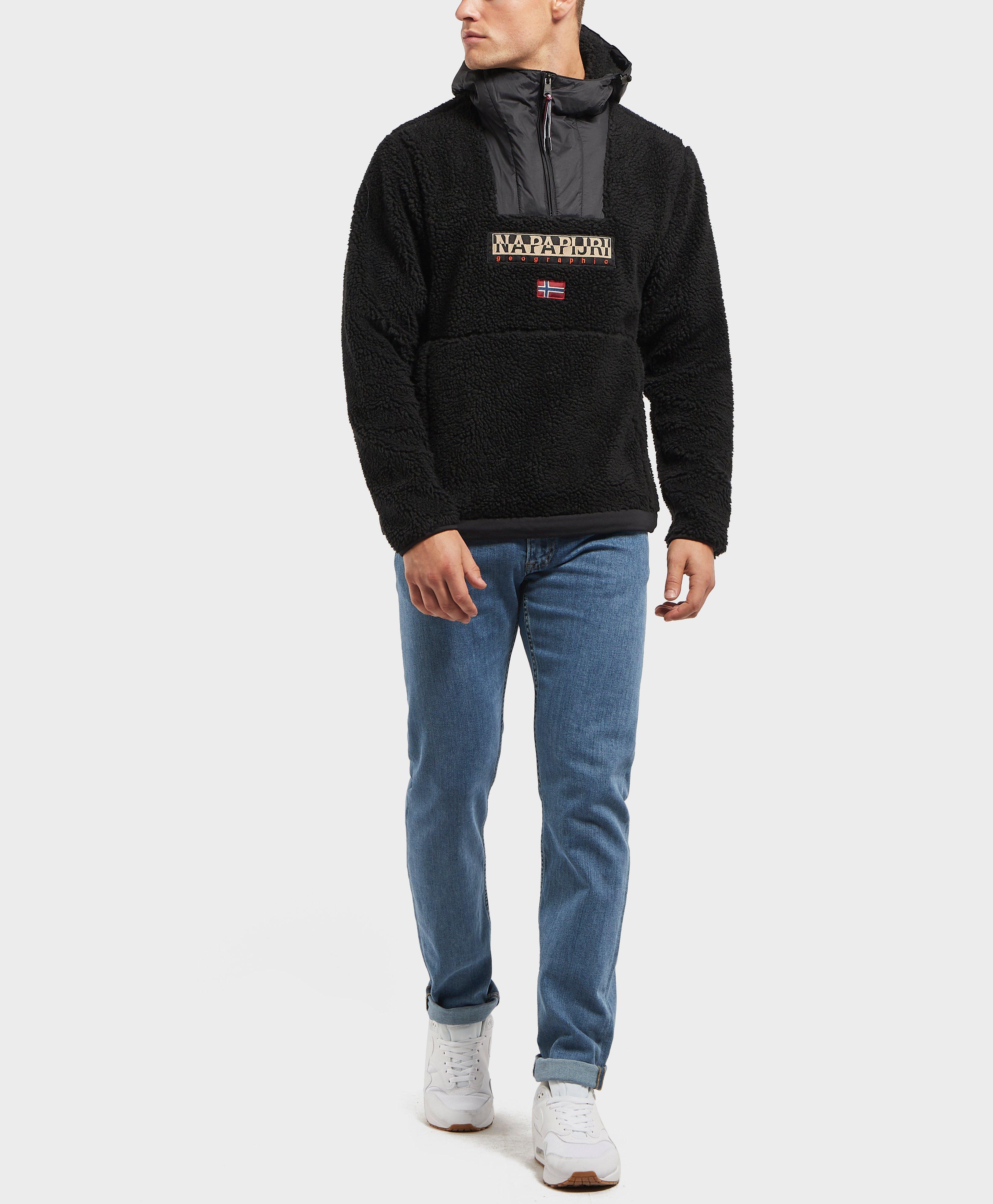 napapijri teide fleece hoodie