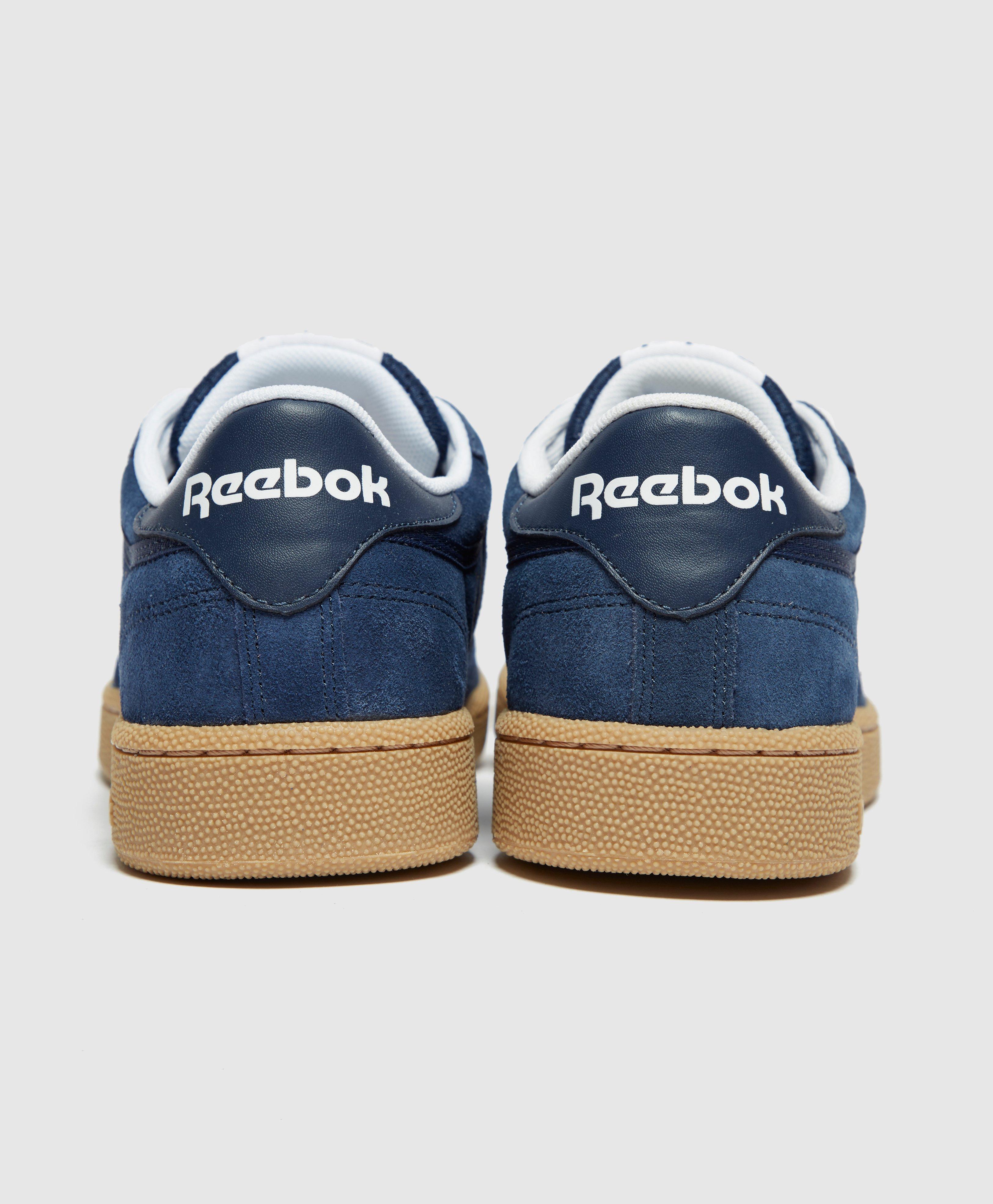 reebok club c blue suede