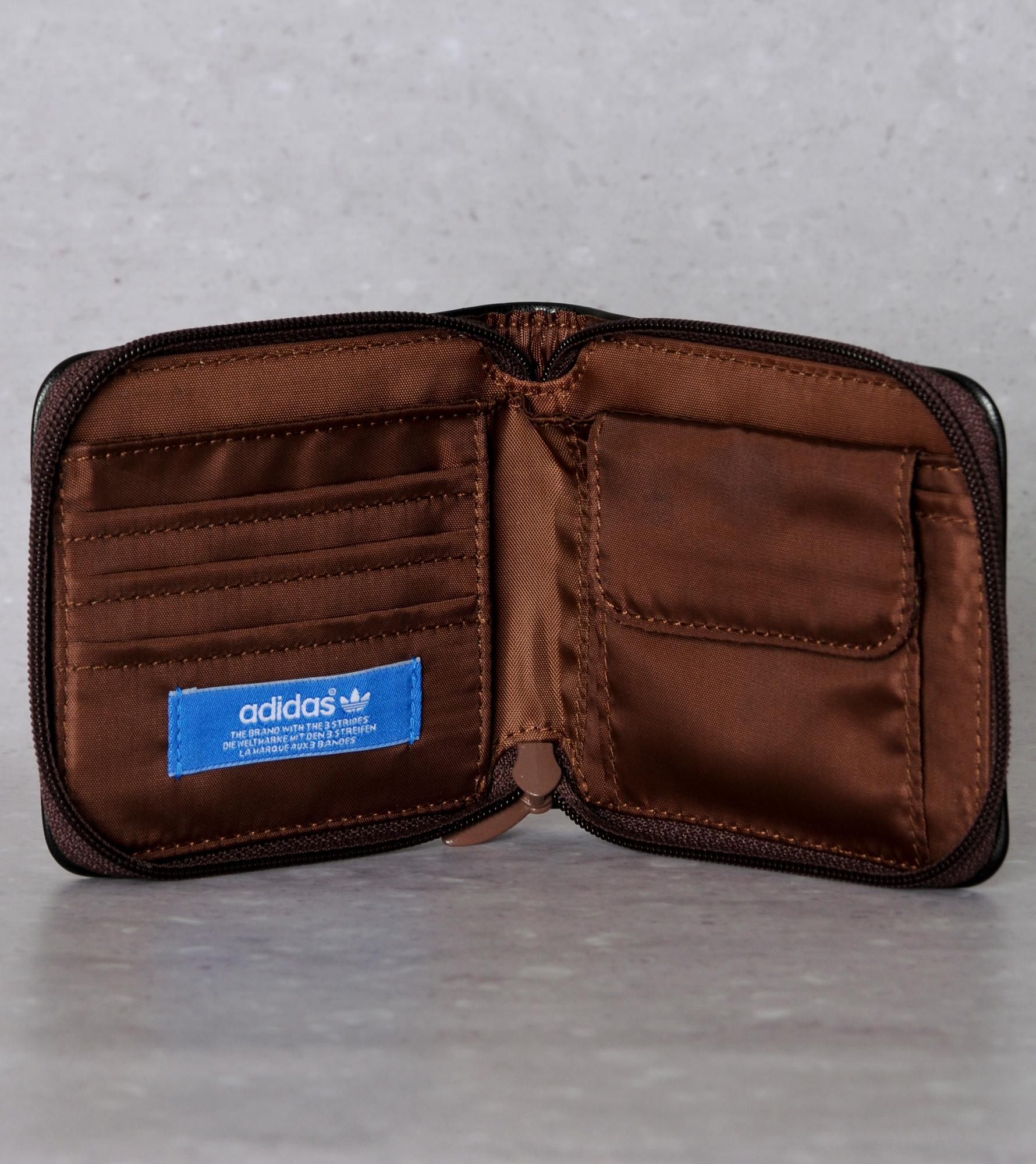 adidas wallet leather