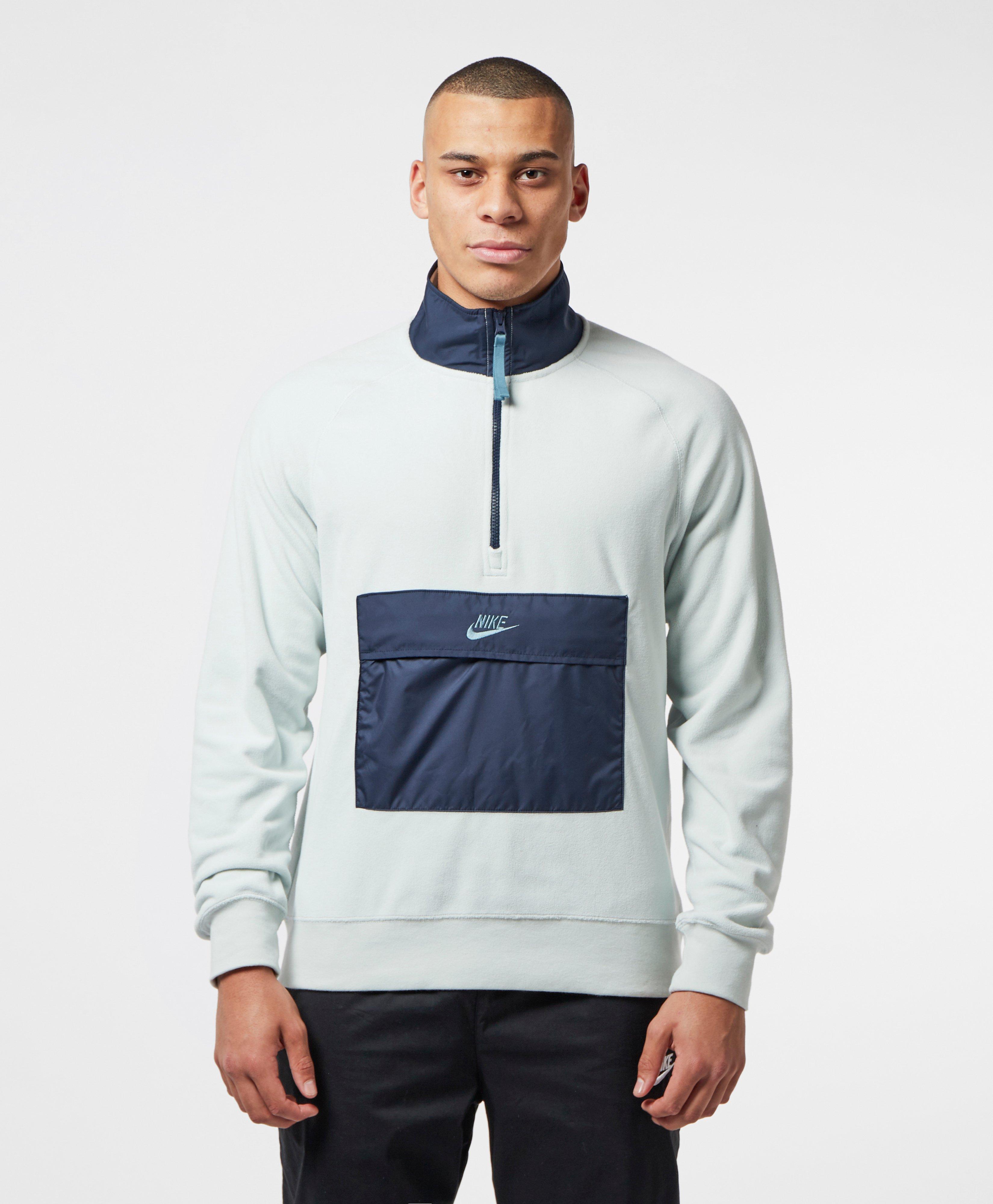 nike polar fleece half zip sweat