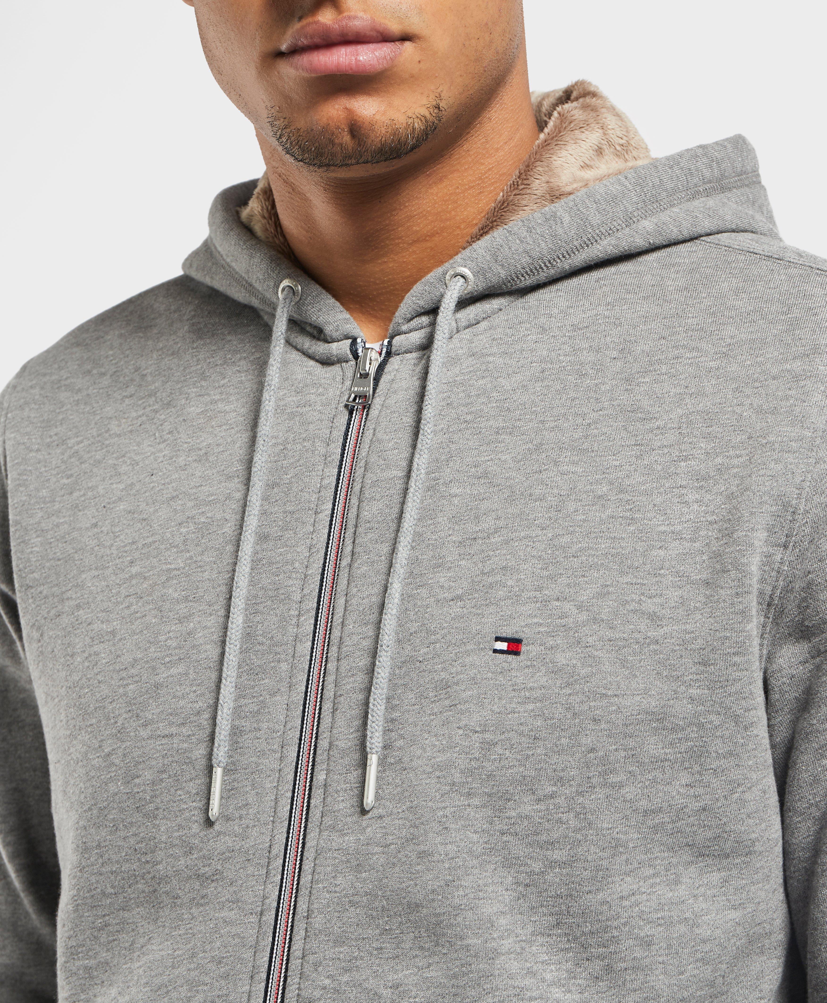 tommy hilfiger fleece lined hoodie