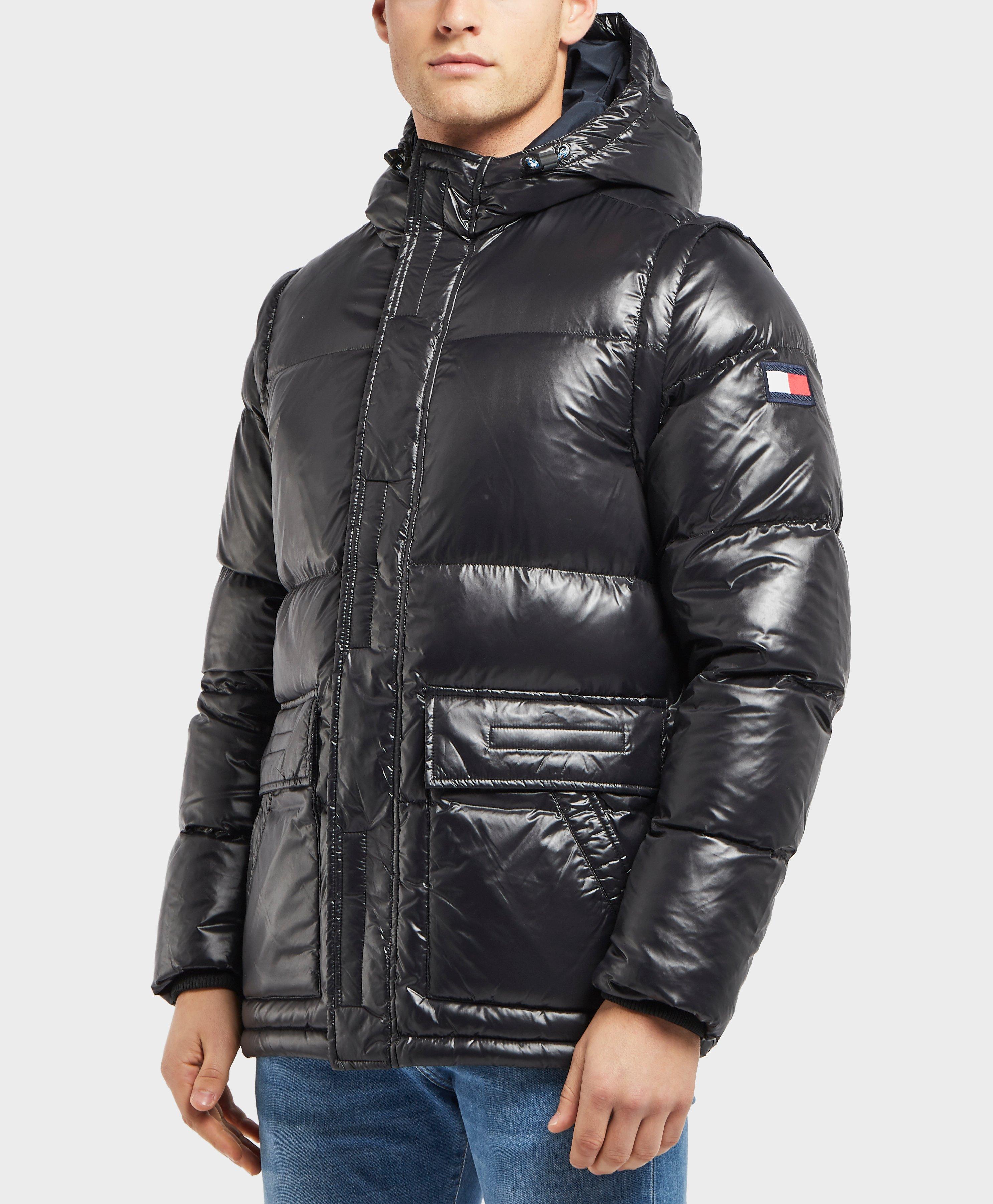 tommy hilfiger shiny puffer